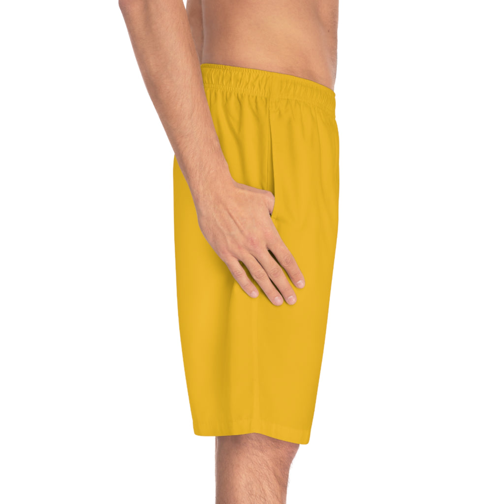 Ace of Spades Men’s Board Shorts - Yellow