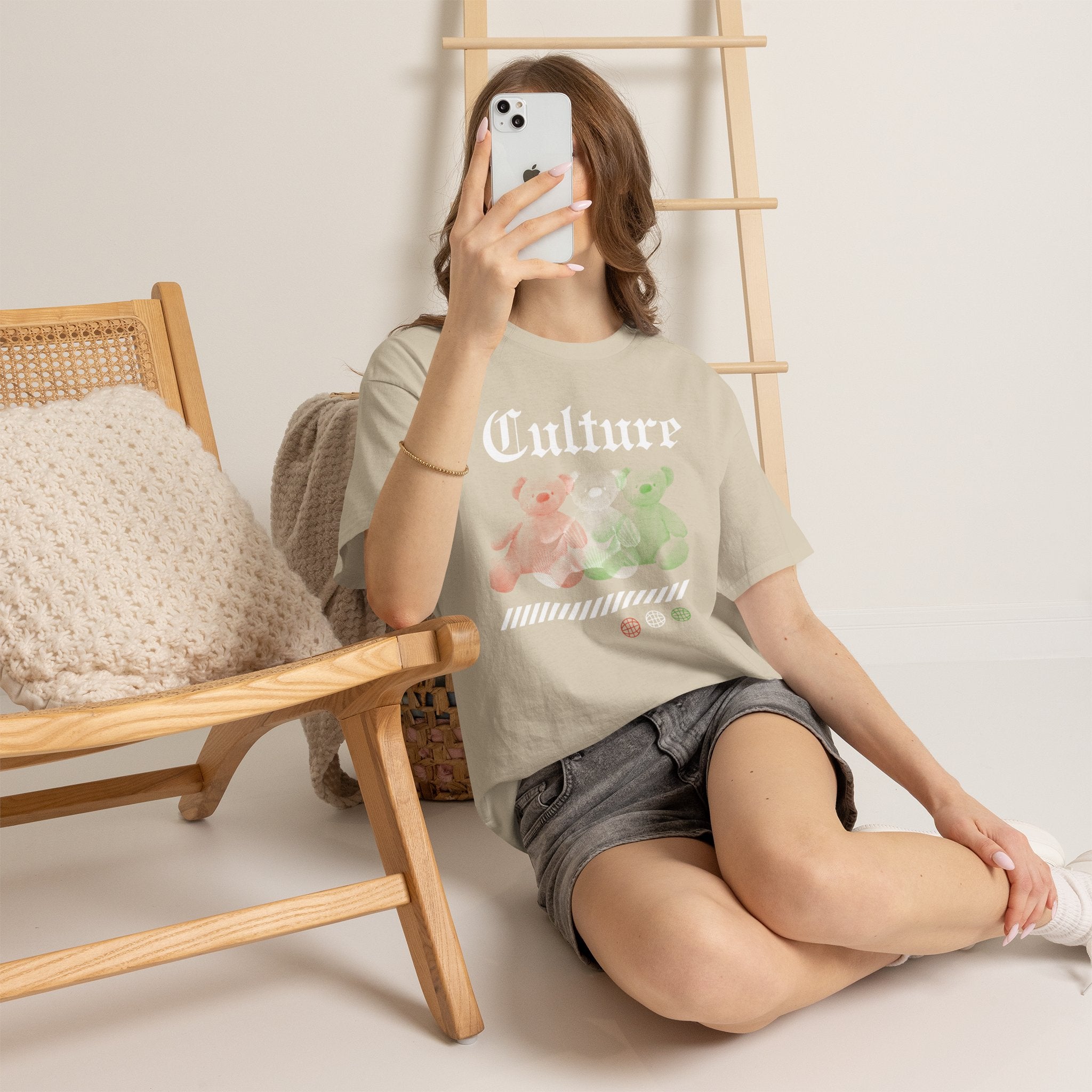 Culture Teddy Bears Graphic Streetwear T-Shirt