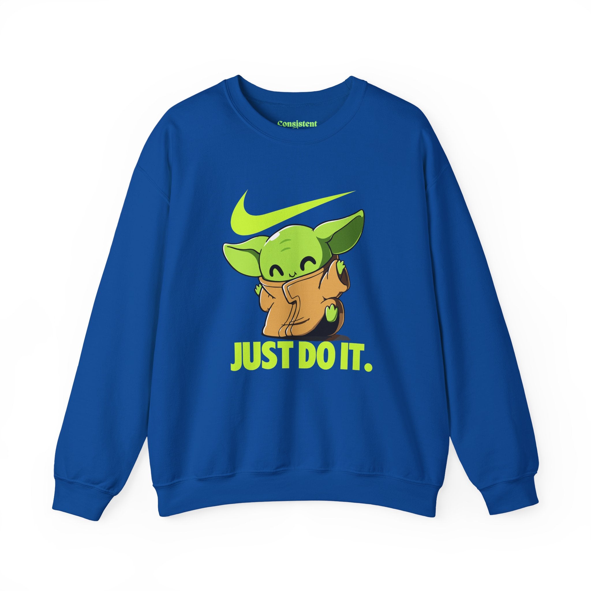 Neon Swoosh Just Do It Graphic Sweatshirt