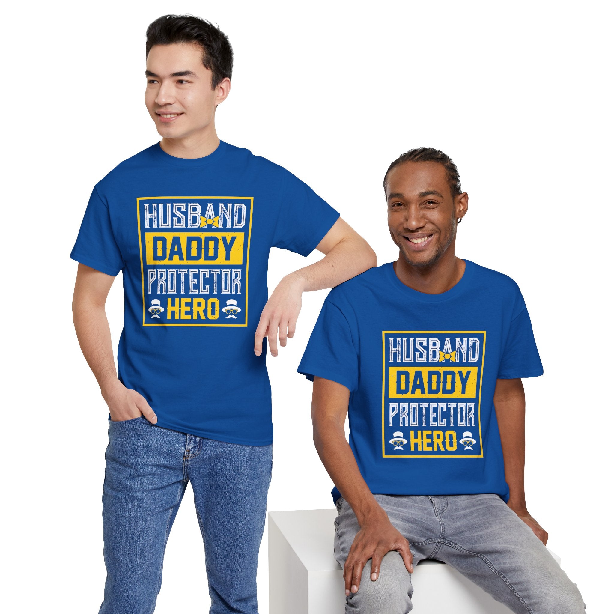 Husband Daddy Protector Hero Tee – Father’s Day Gift Shirt