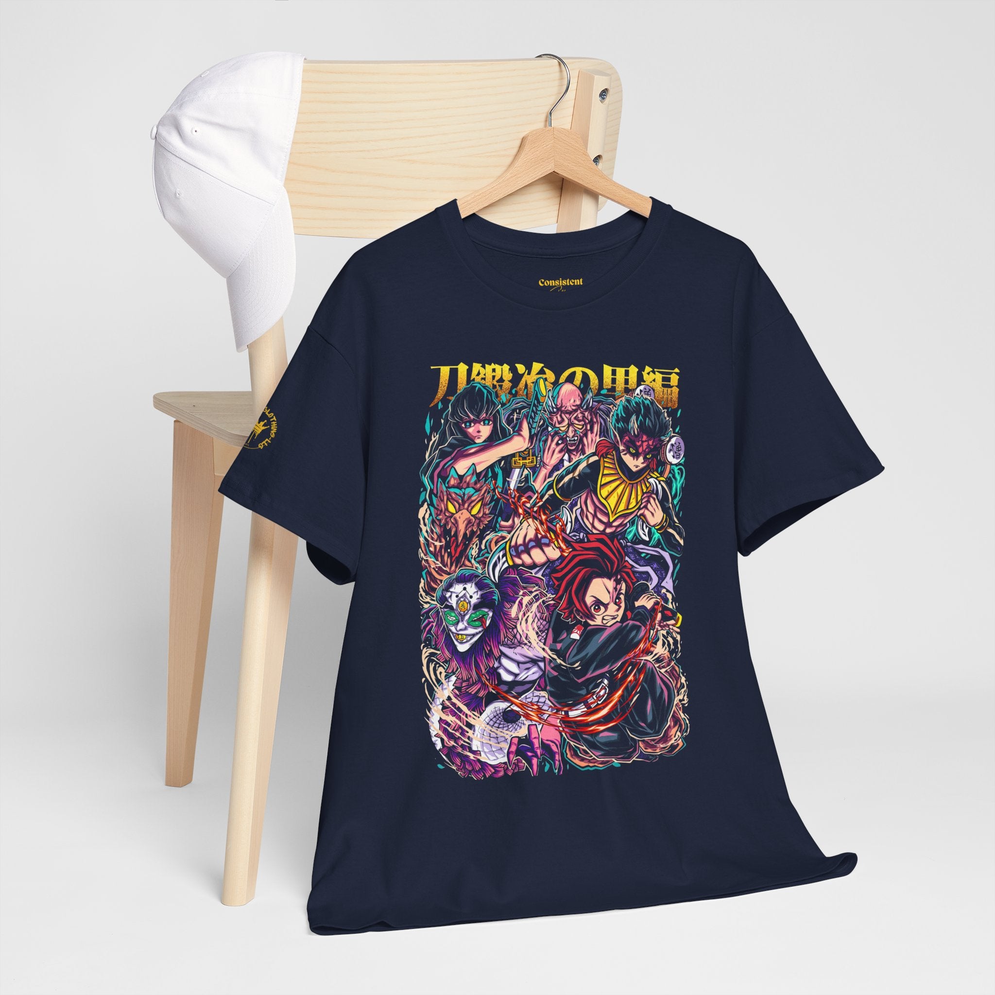 Anime Character Collage T-Shirt — Vibrant Manga Villains & Heroes Graphic Tee