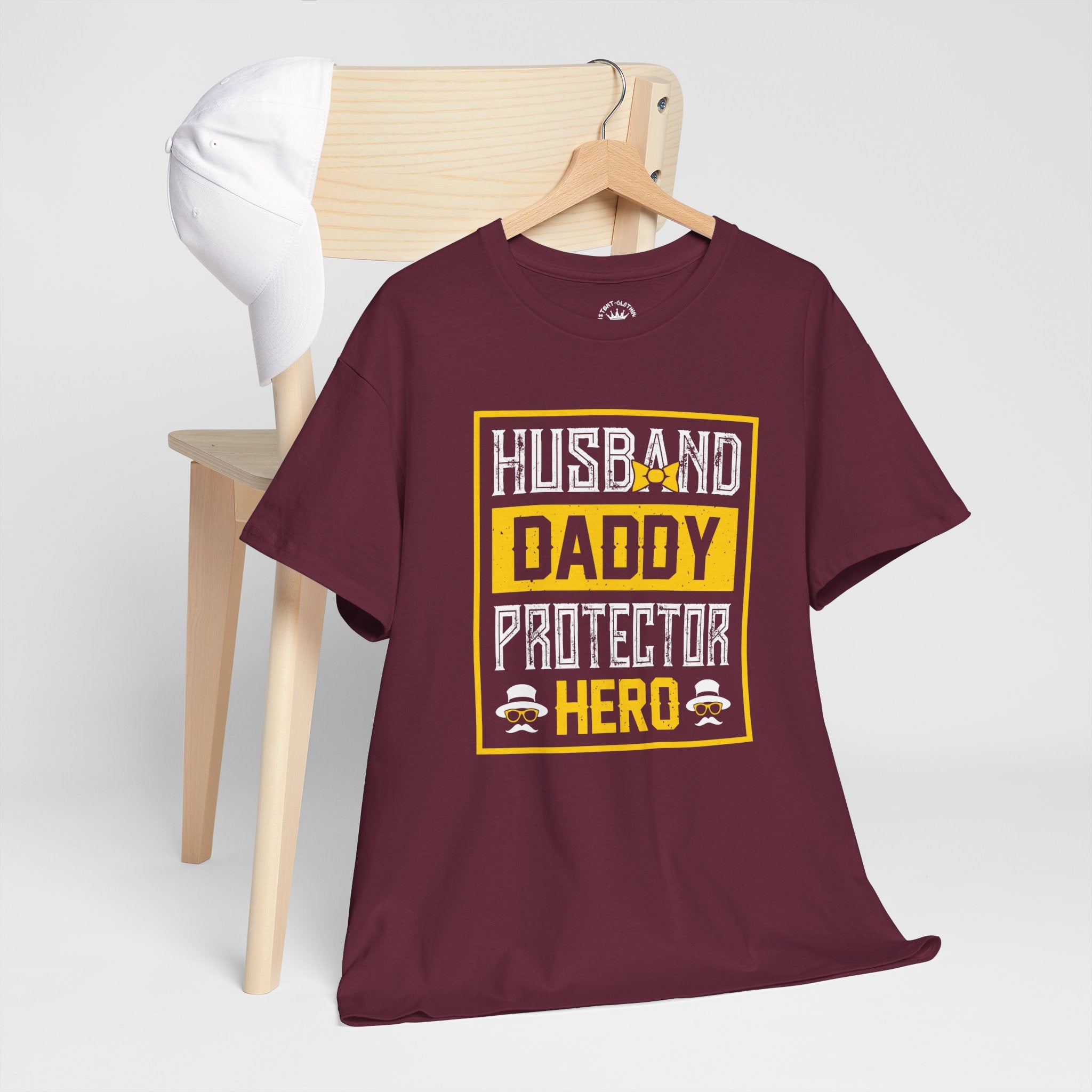 Husband Daddy Protector Hero Tee – Father’s Day Gift Shirt