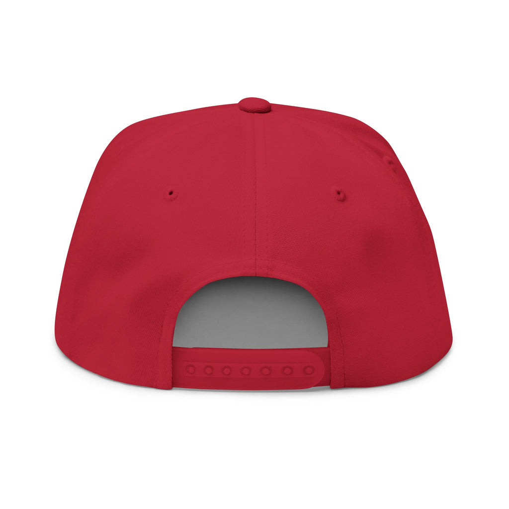Ace of Spades Embroidered Flat Bill Hats