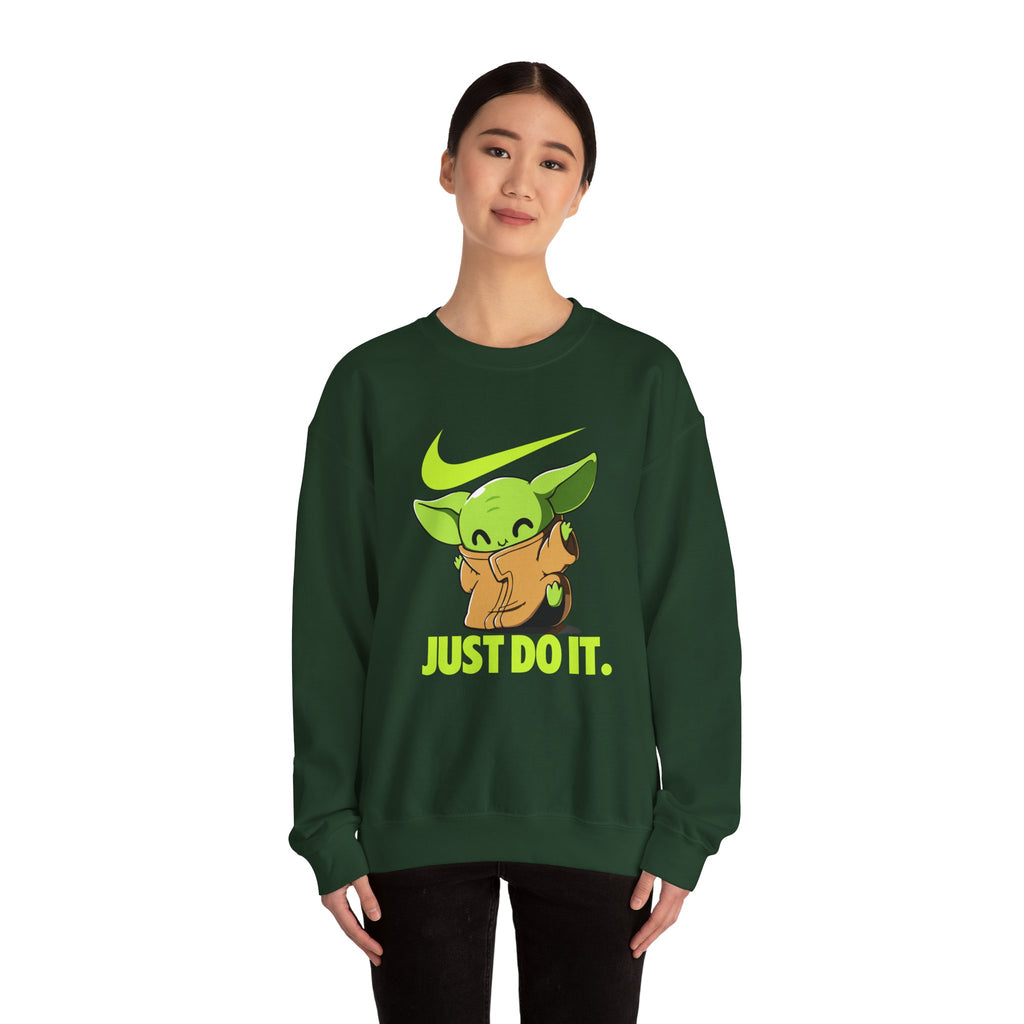 Neon Swoosh Just Do It Graphic Sweatshirt