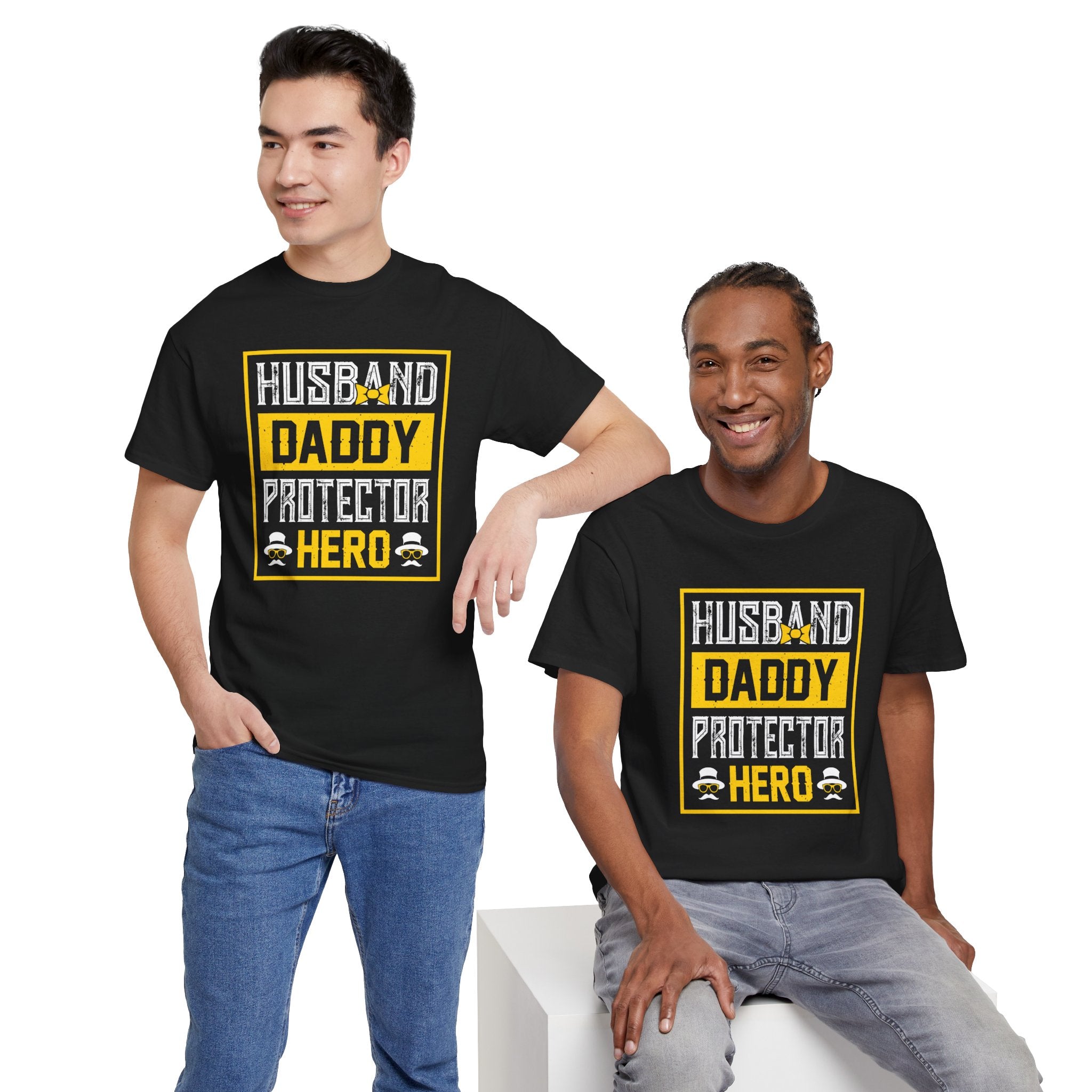 Husband Daddy Protector Hero Tee – Father’s Day Gift Shirt