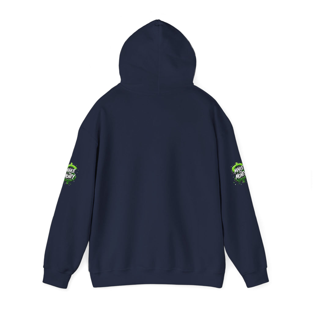 Trench Baby Character Hoodie | Cartoon Baby with Stacks and Money Bag