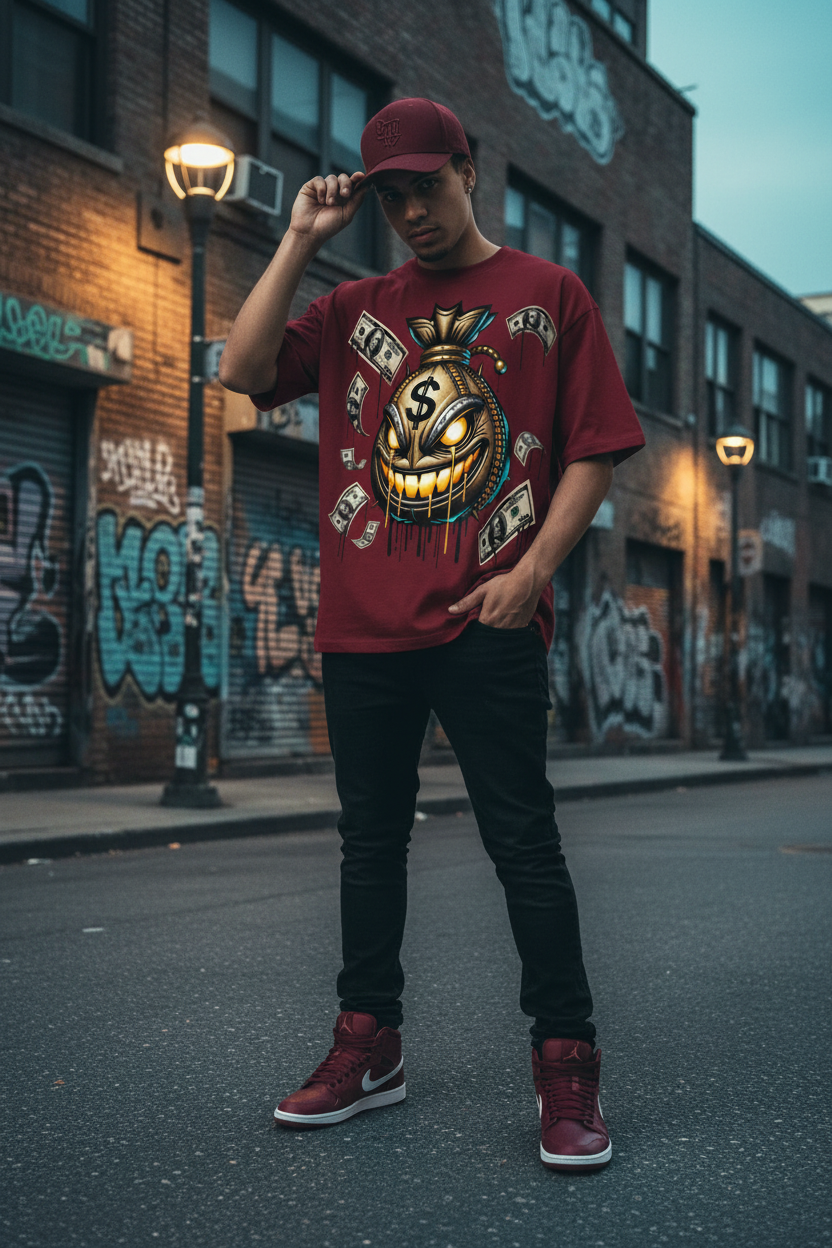 Money Bag Cotton T-Shirt