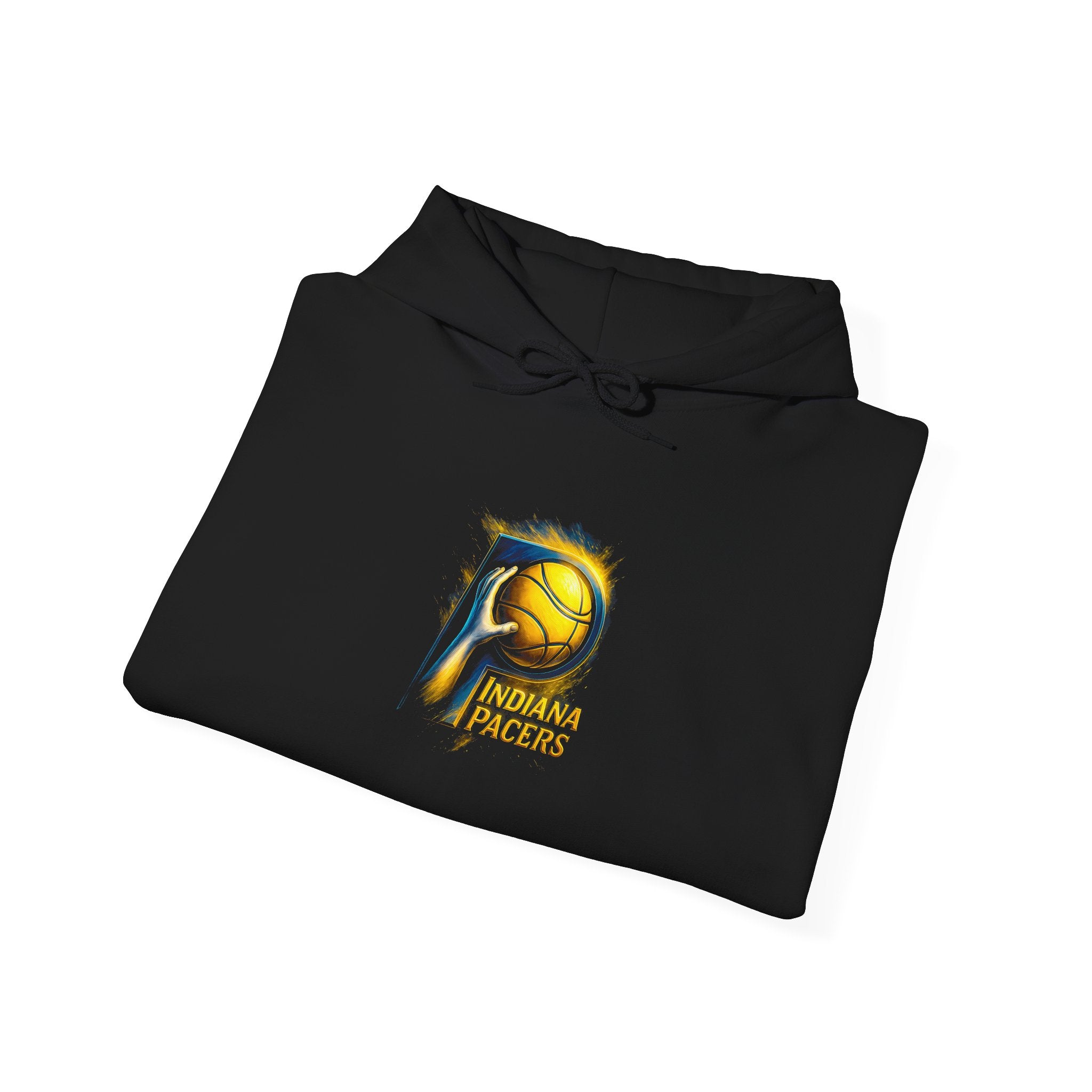 Indiana Pacers Basketball Hoodie | Swirling Ball Logo