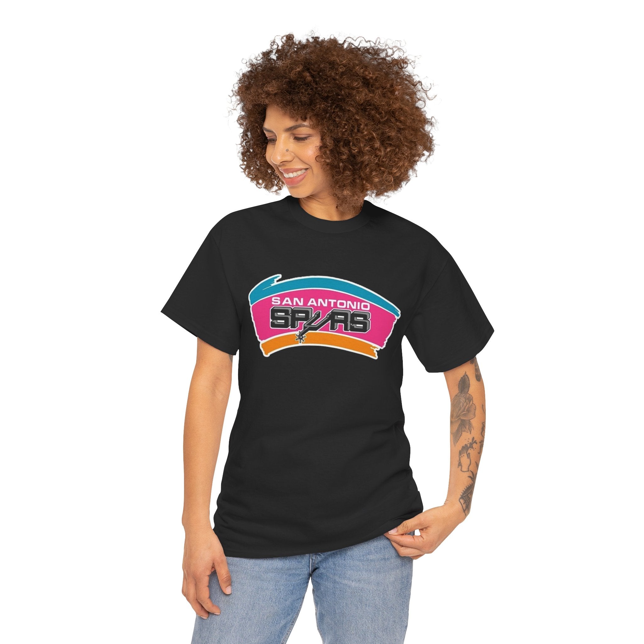 San Antonio Retro Basketball Fan T‑Shirt