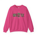 Hustle Hard Crewneck Sweatshirt — "Stay Humble Hustle Hard" Money Graphic