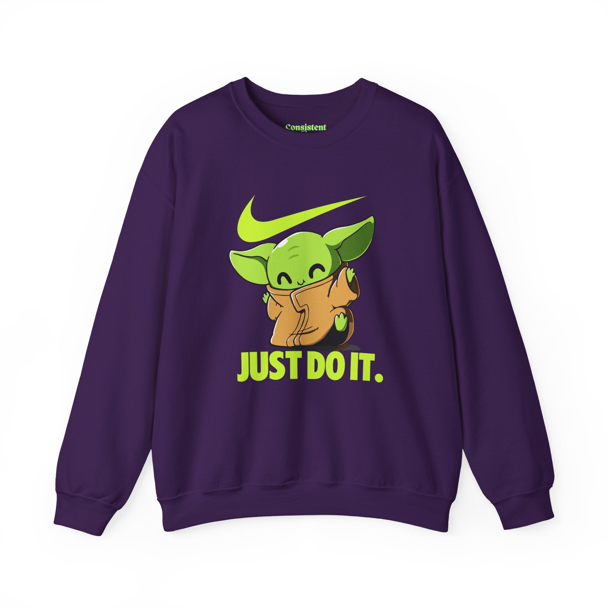 Neon Swoosh Just Do It Graphic Sweatshirt