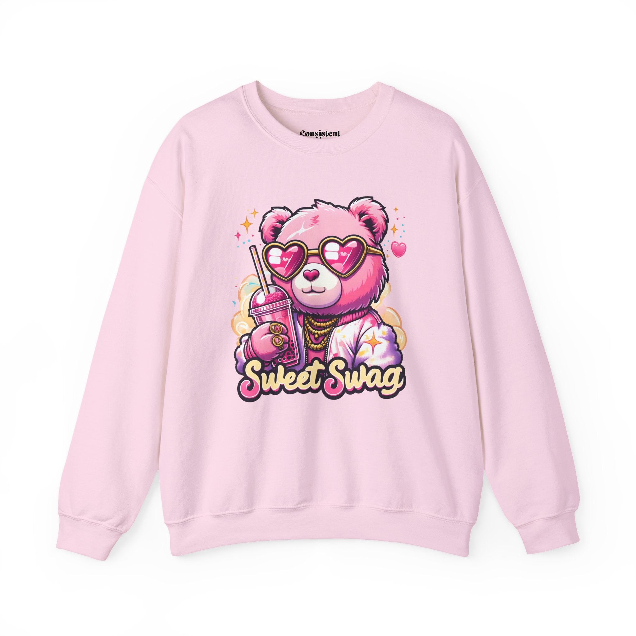 Pink Bear Sweet Swag Sweatshirt | Cute Graphic