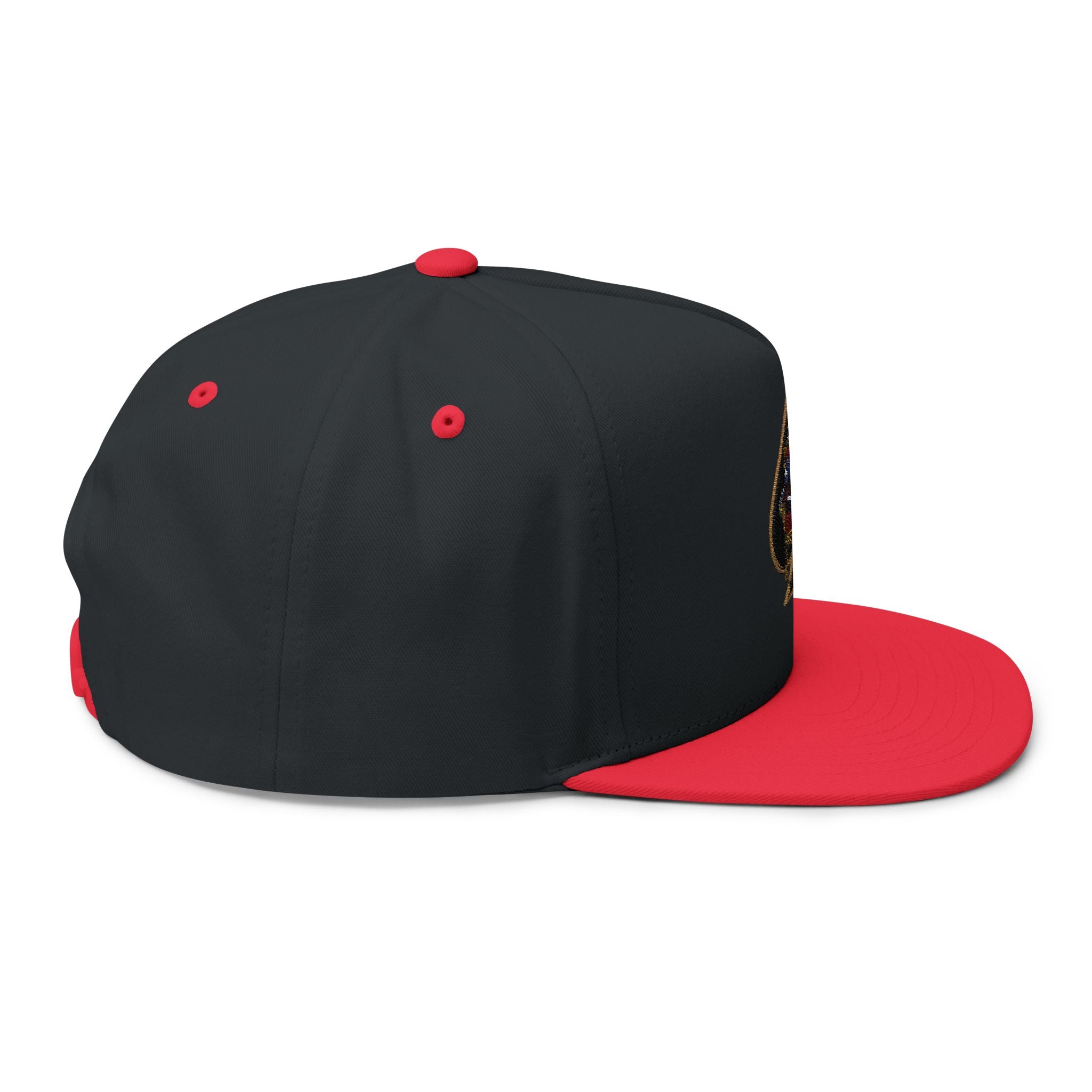 Ace of Spades Embroidered Flat Bill Hats