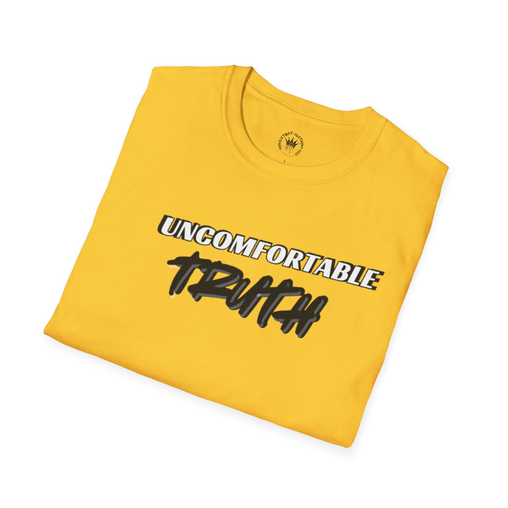 Uncomfortable Truth Graphic Tee - Casual Unisex T-Shirt