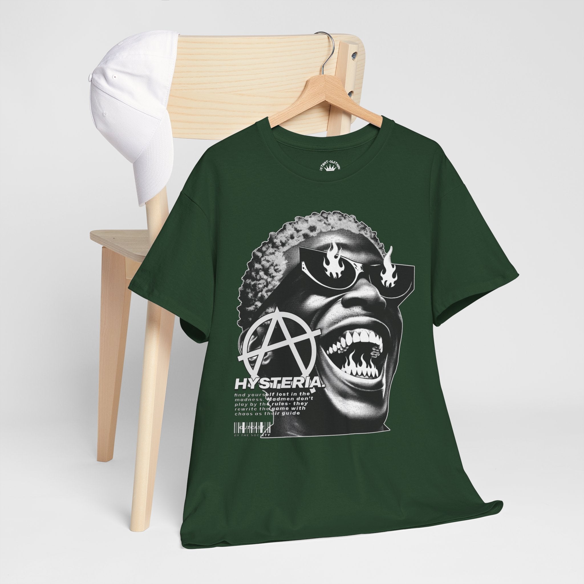 Graphic Tee — 'HYSTERIA'