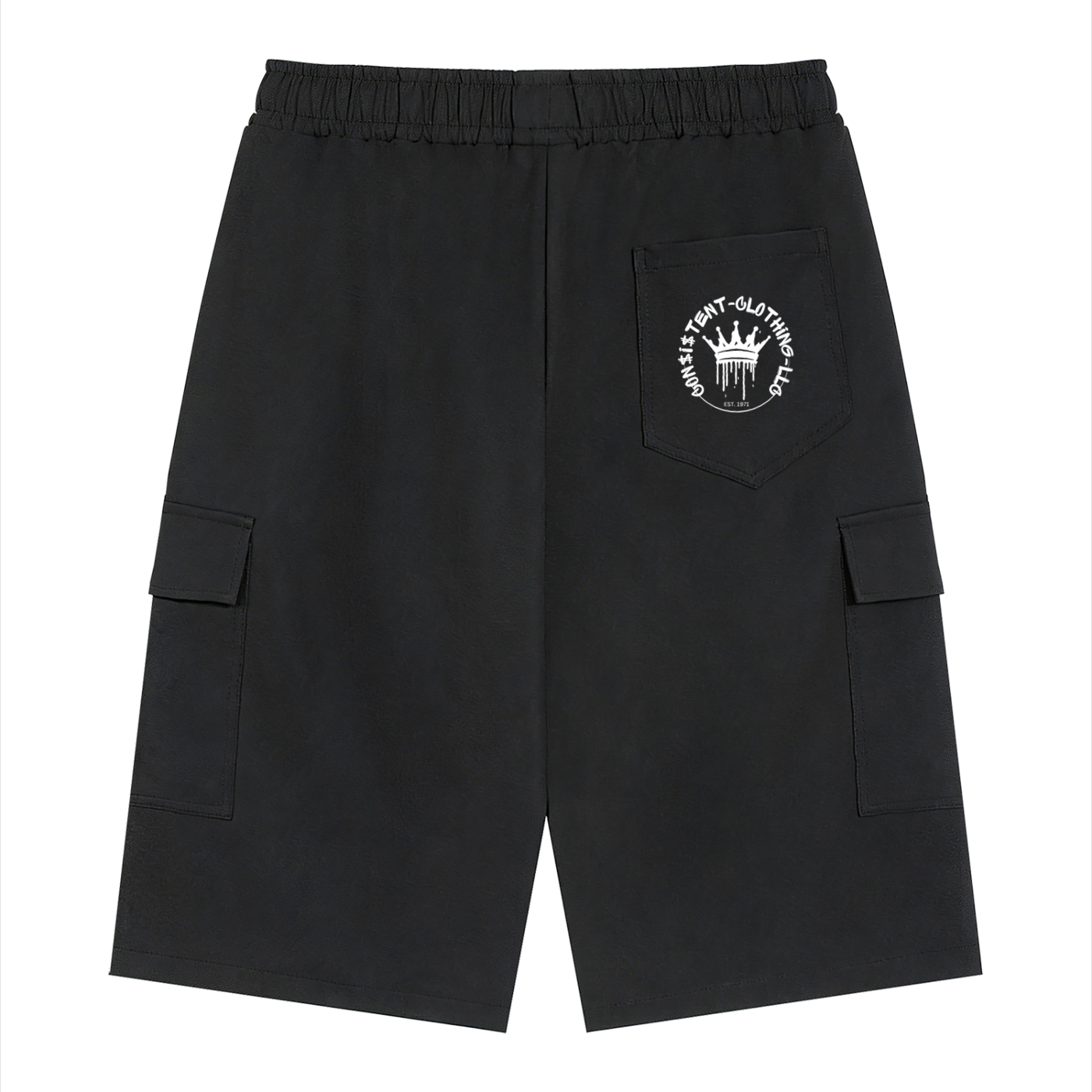 Consistent Clothing Unisex Drawstring Cargo Shorts