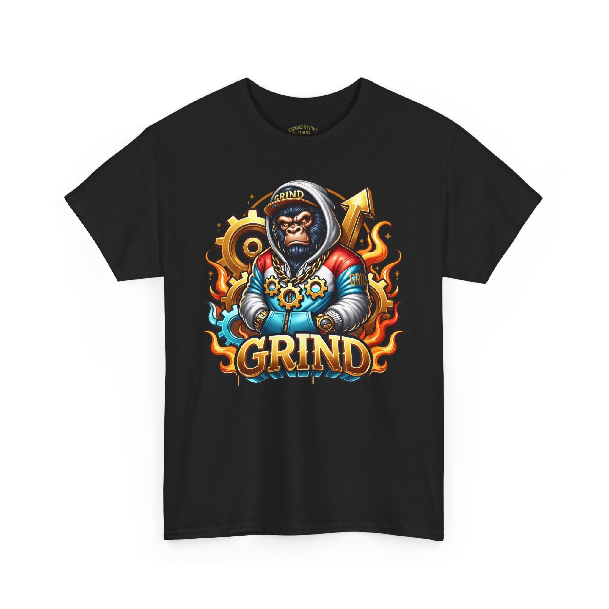 Grind Gorilla Tee — Motivational Streetwear T‑Shirt