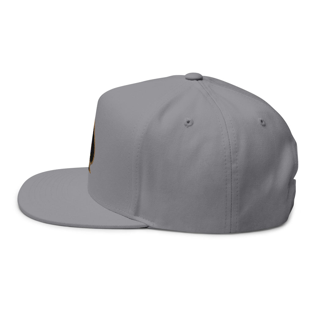 Ace of Spades Embroidered Flat Bill Hats