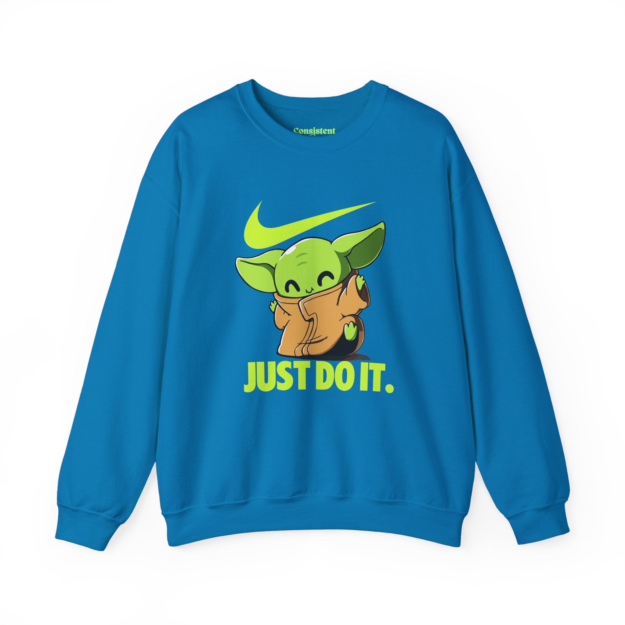 Neon Swoosh Just Do It Graphic Sweatshirt