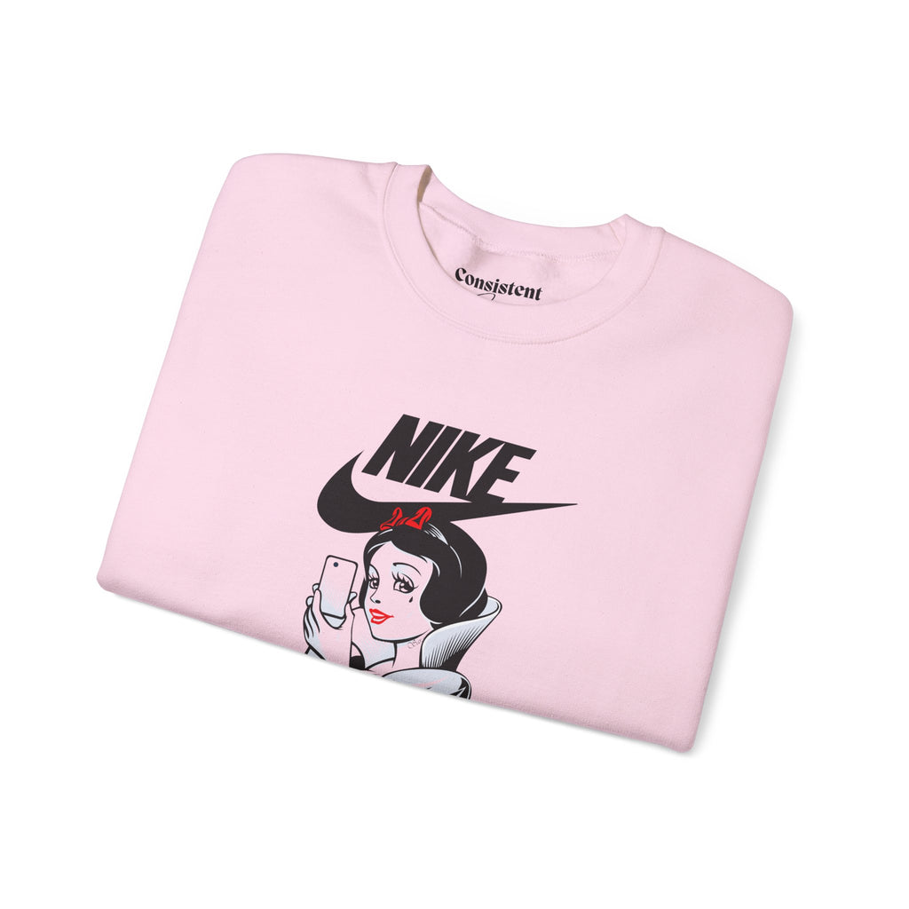 Snow White illustration Crewneck Sweatshirt | Nike style JUST DO IT graphic
