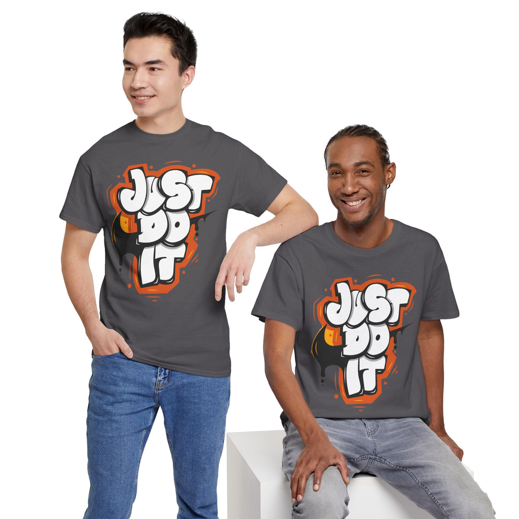 Just Do It graffiti tee | Motivational slogan tee