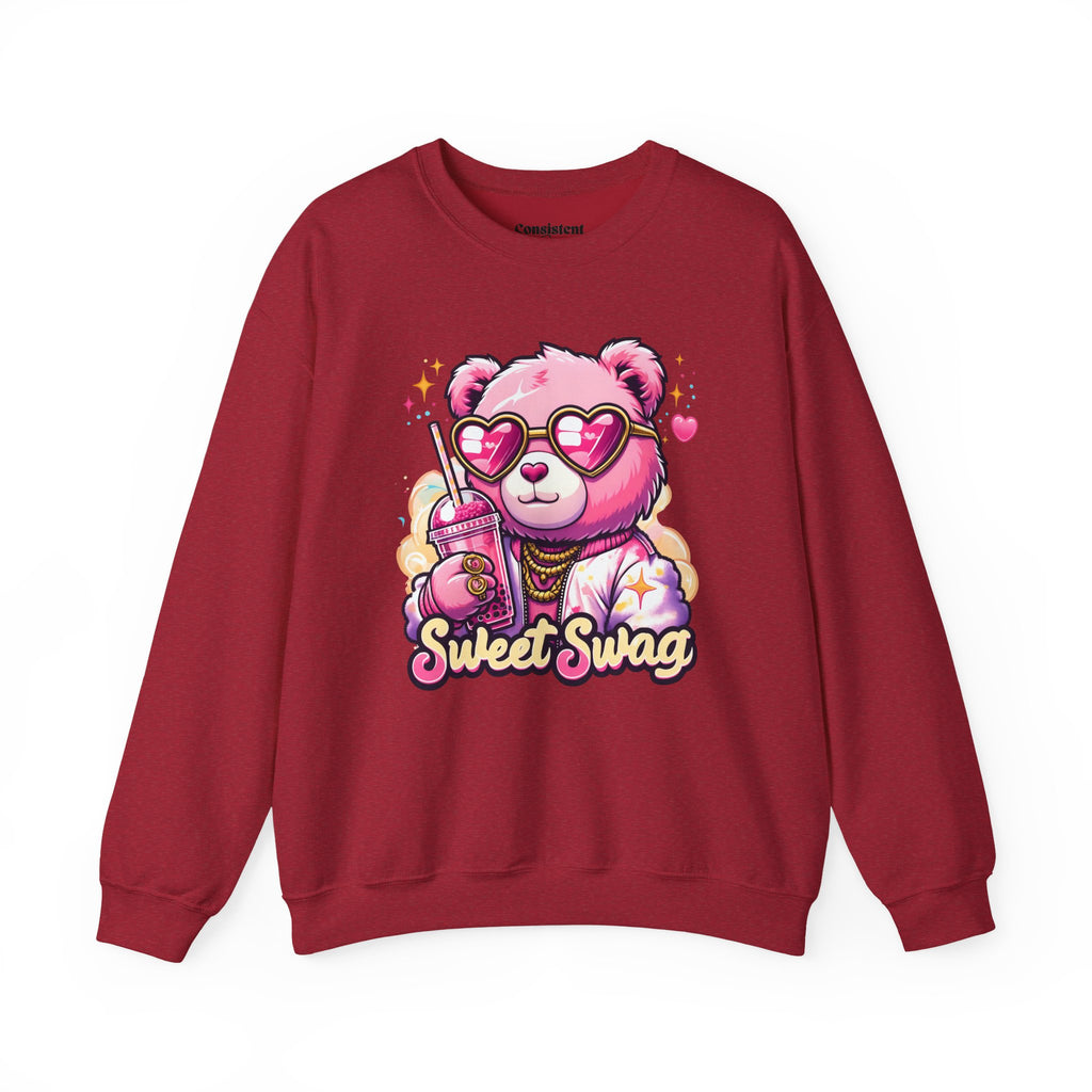 Pink Bear Sweet Swag Sweatshirt | Cute Graphic