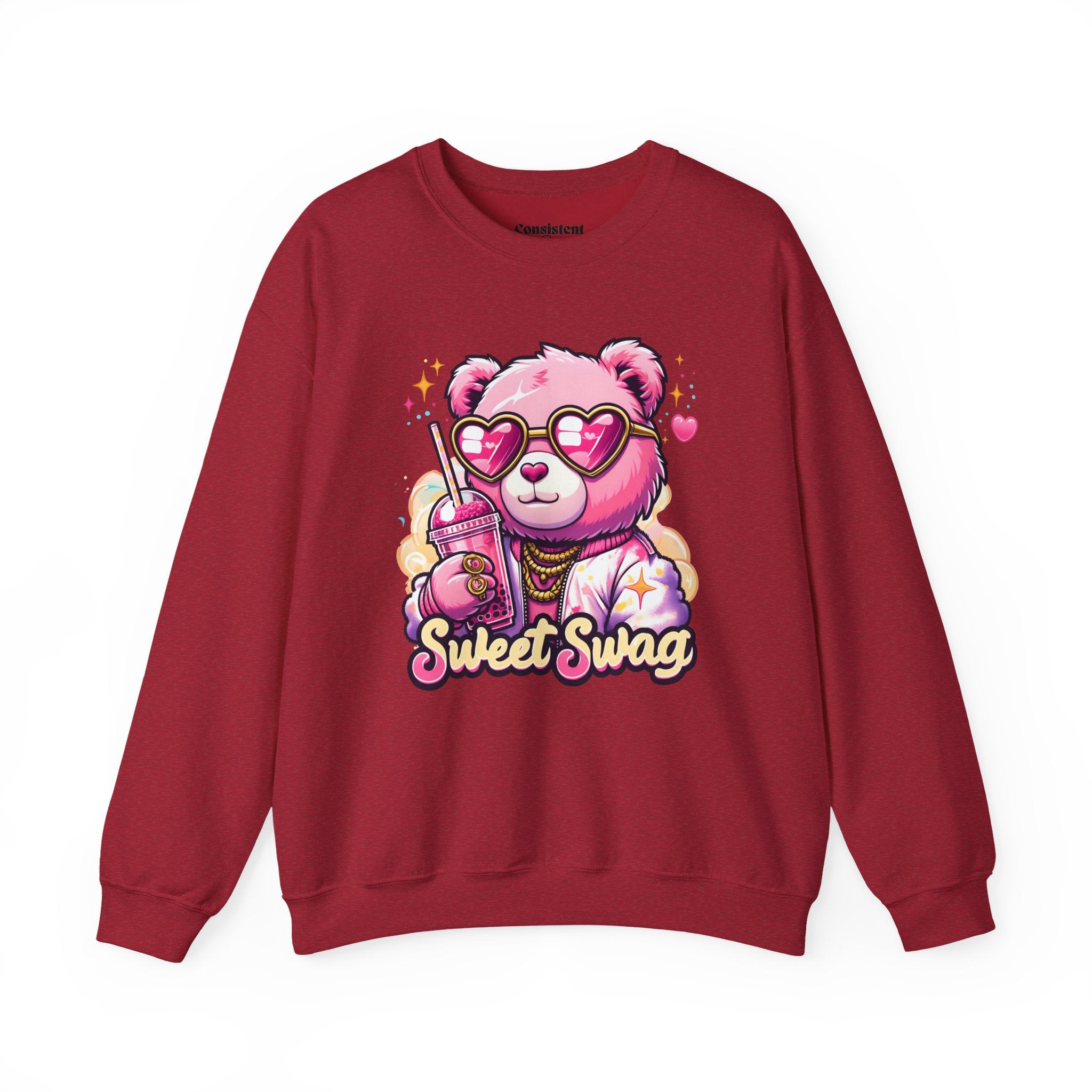 Pink Bear Sweet Swag Sweatshirt | Cute Graphic