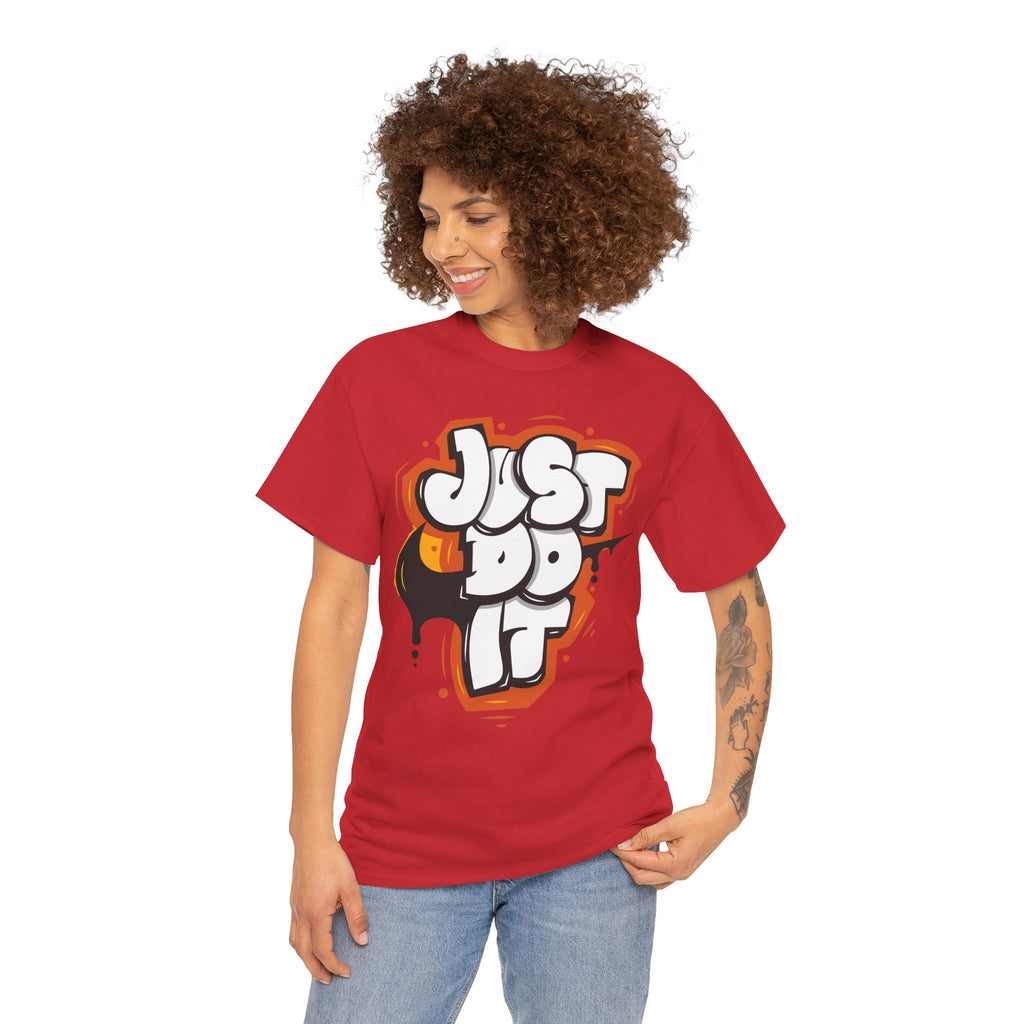 Just Do It graffiti tee | Motivational slogan tee