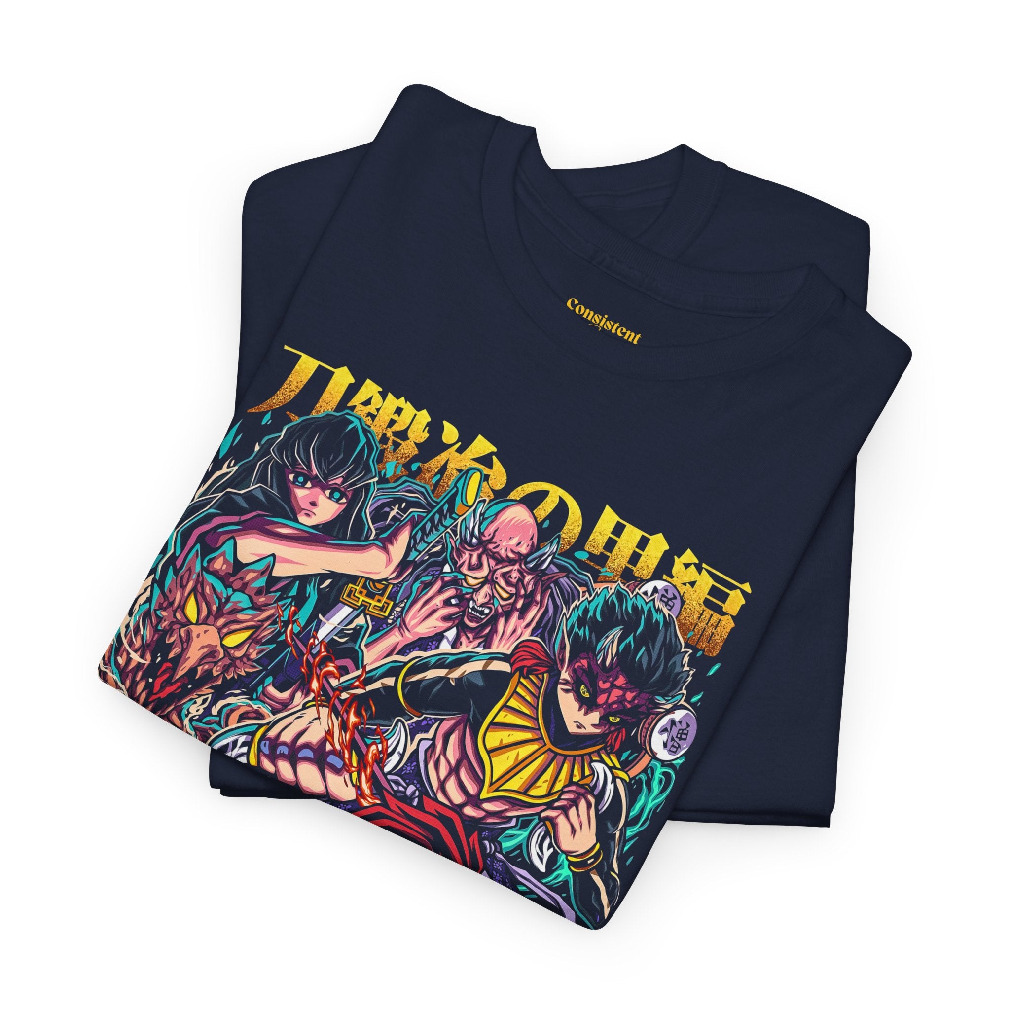 Anime Character Collage T-Shirt — Vibrant Manga Villains & Heroes Graphic Tee