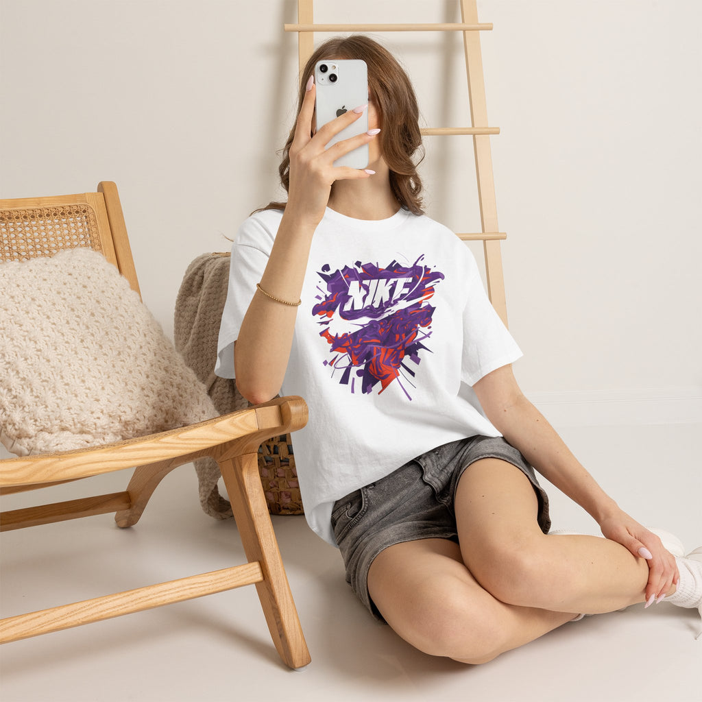 Graphic Tee-Nike Swoosh Splash