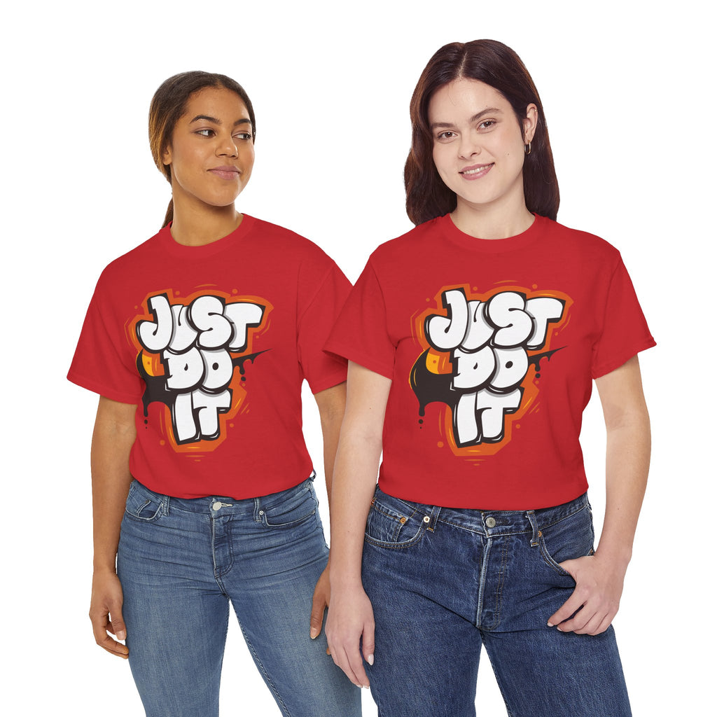 Just Do It graffiti tee | Motivational slogan tee