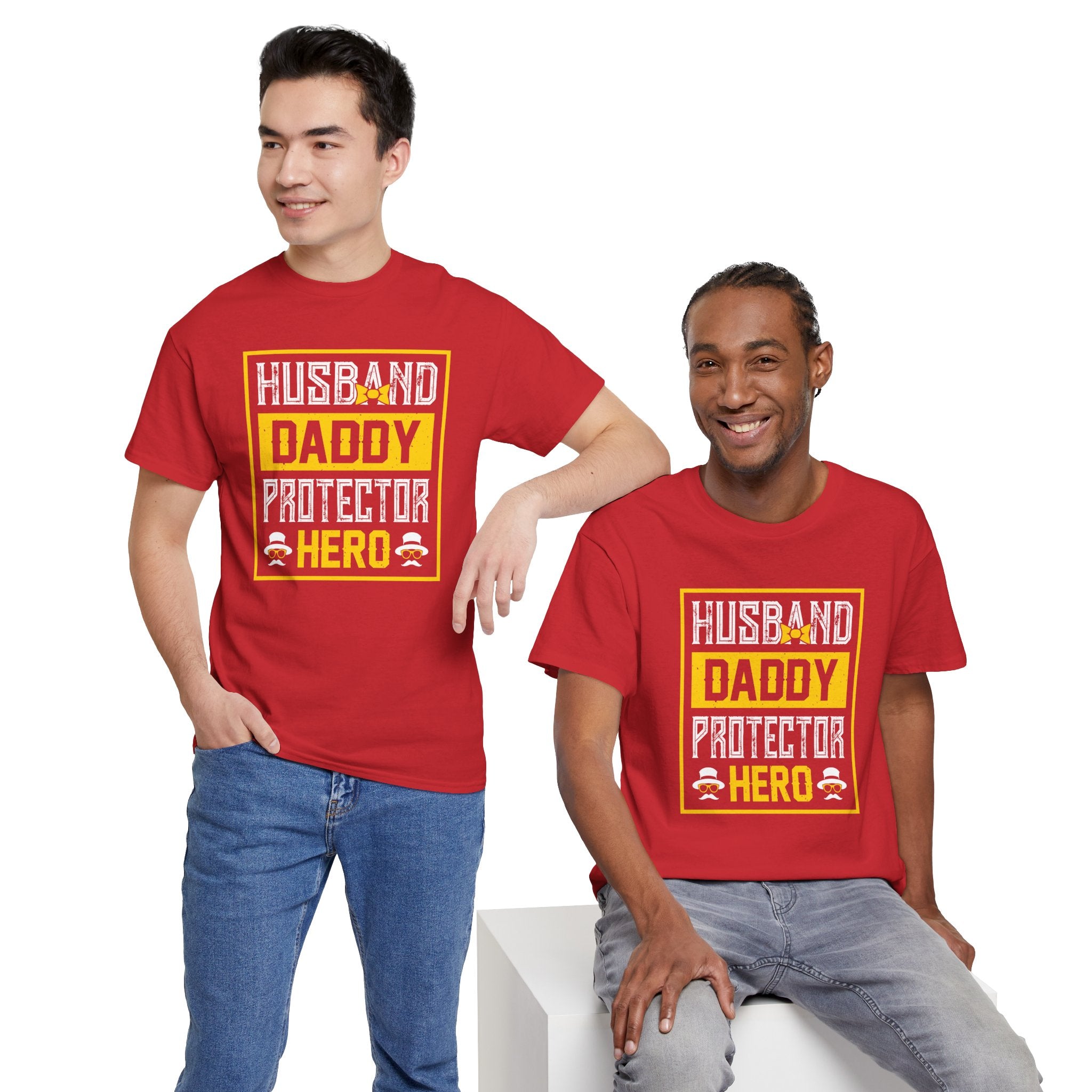 Husband Daddy Protector Hero Tee – Father’s Day Gift Shirt