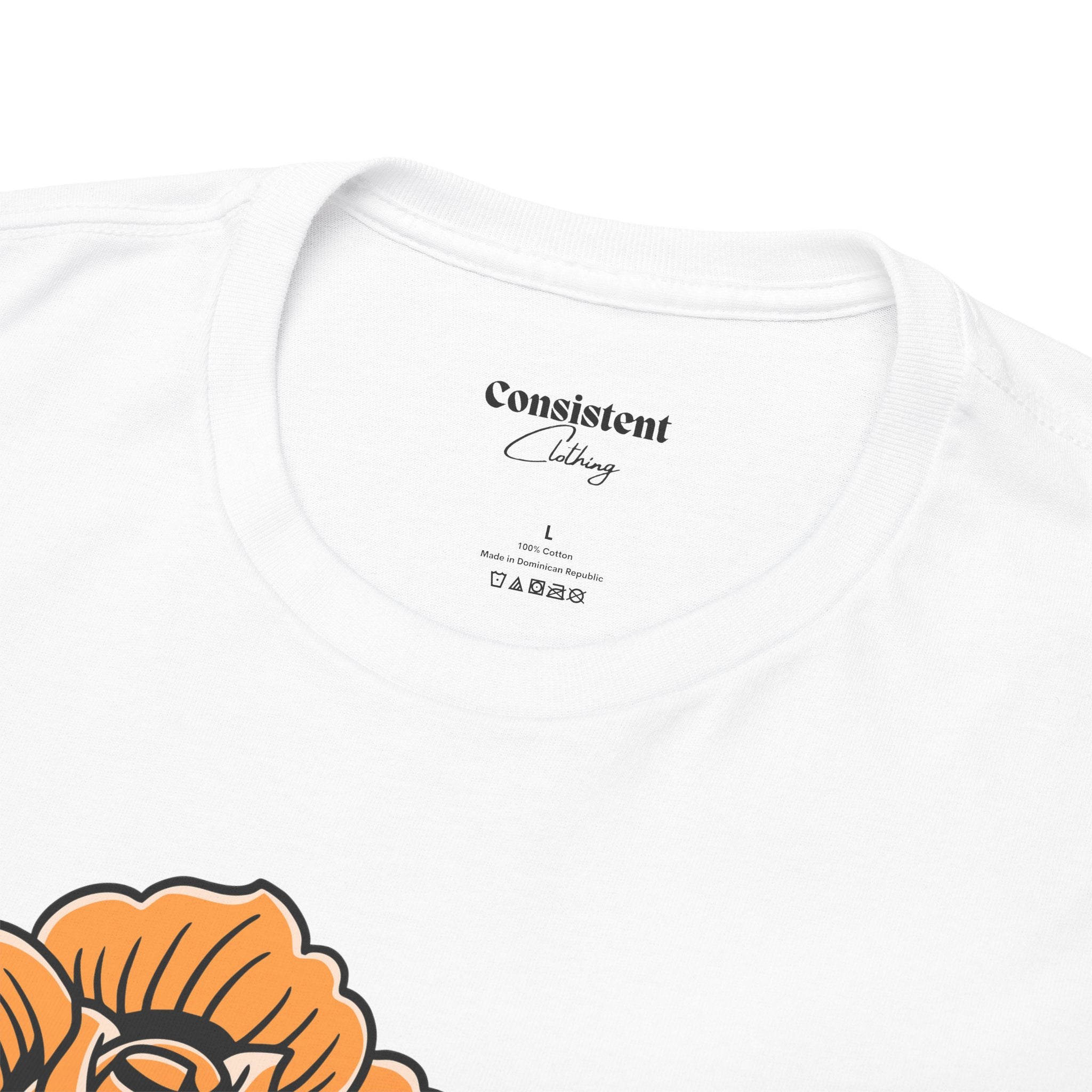 Love Heart Tattoo Tee — Retro Floral Graphic T-Shirt