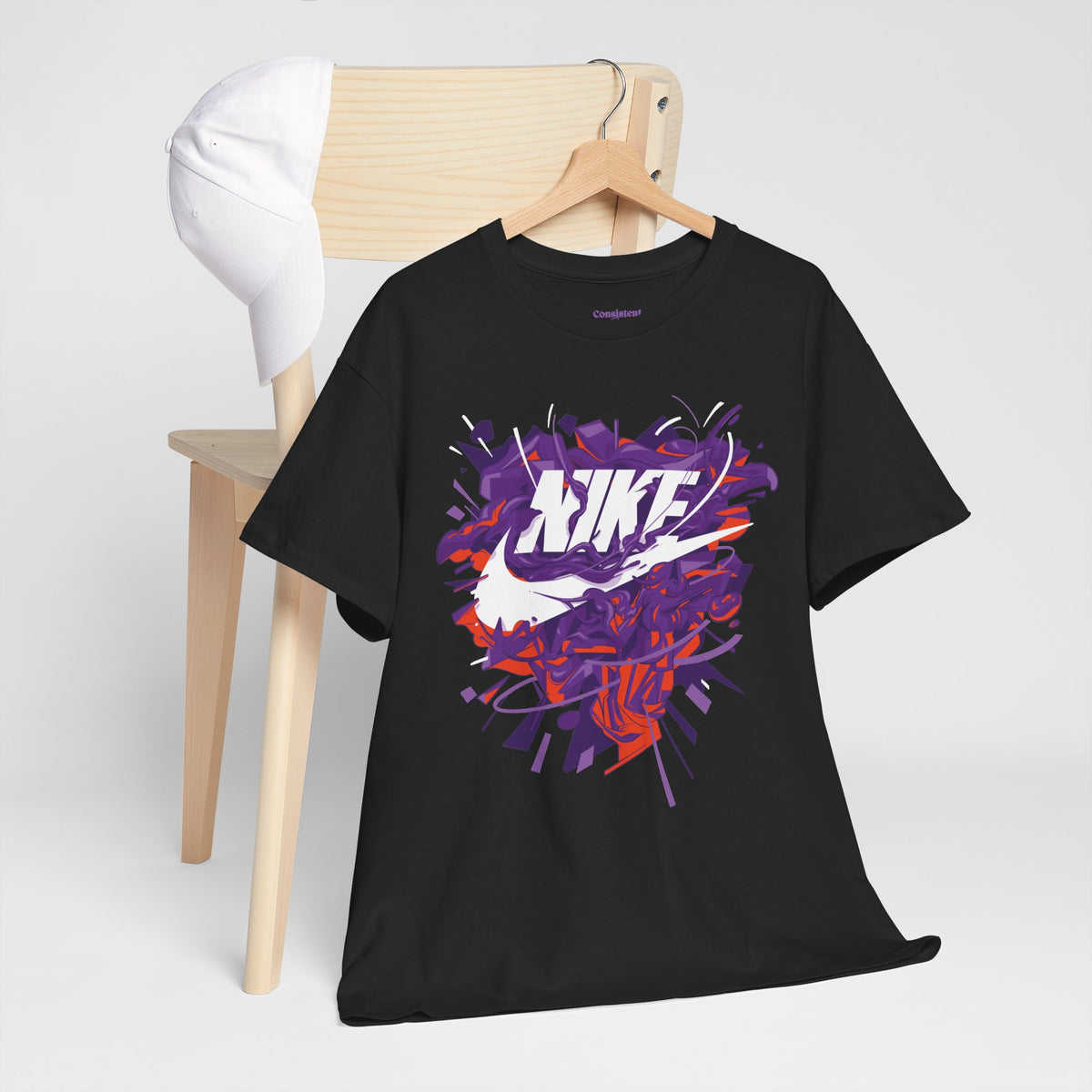 Graphic Tee-Nike Swoosh Splash