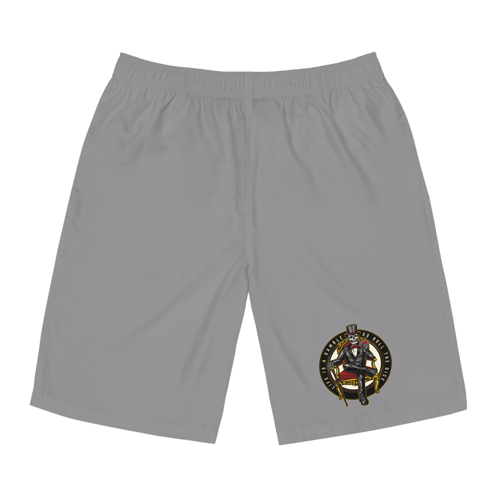 Ace of Spades Men’s Board Shorts - Gray