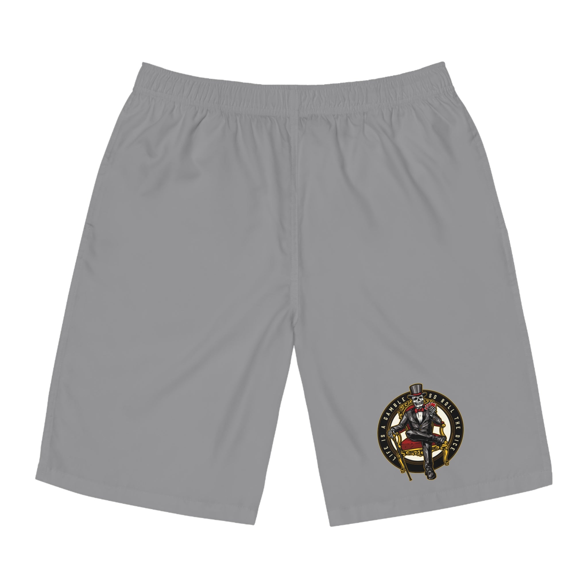 Ace of Spades Men’s Board Shorts - Gray