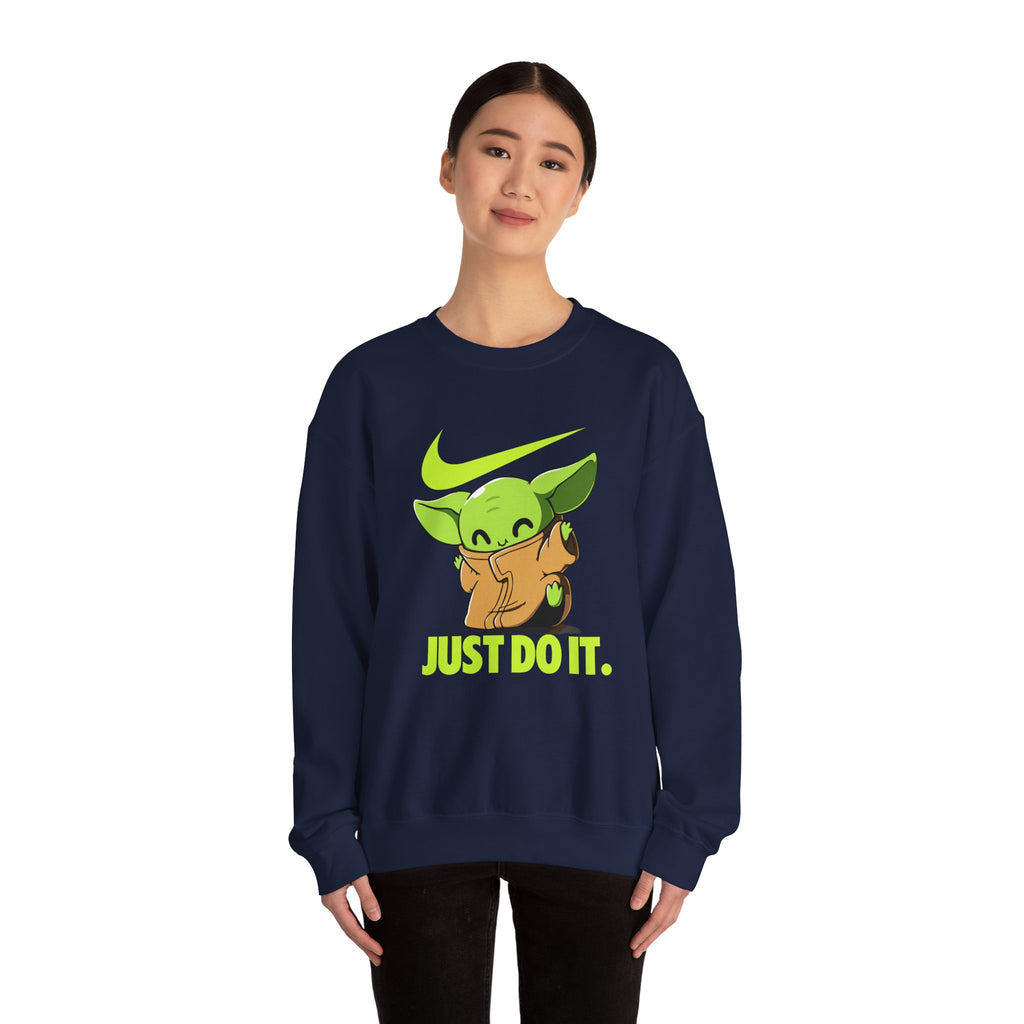 Neon Swoosh Just Do It Graphic Sweatshirt