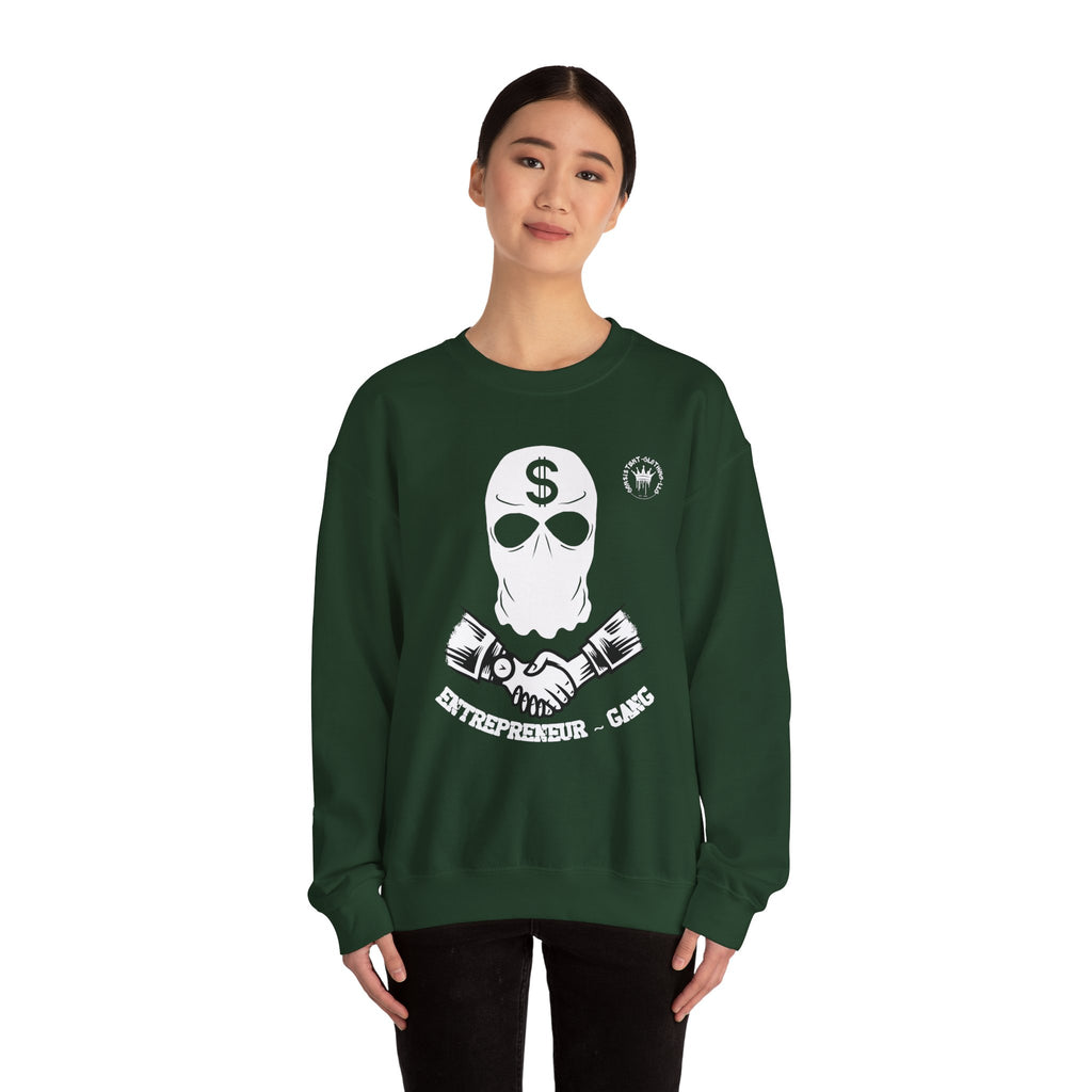 Entrepreneur Gang Crewneck Sweatshirt| Money Skull