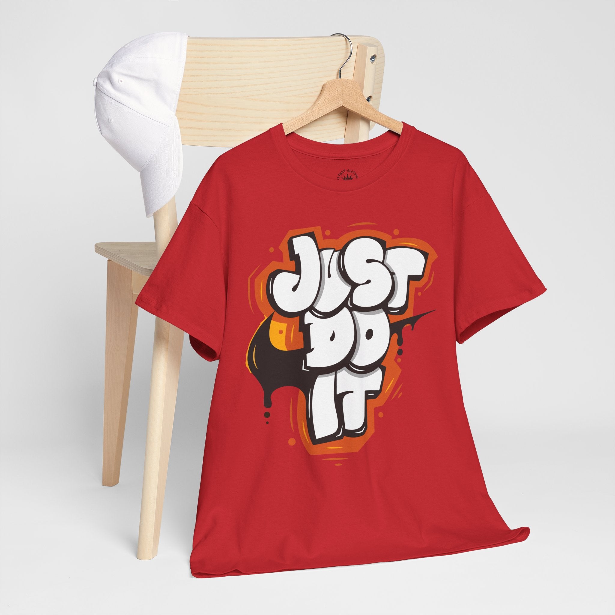 Just Do It graffiti tee | Motivational slogan tee