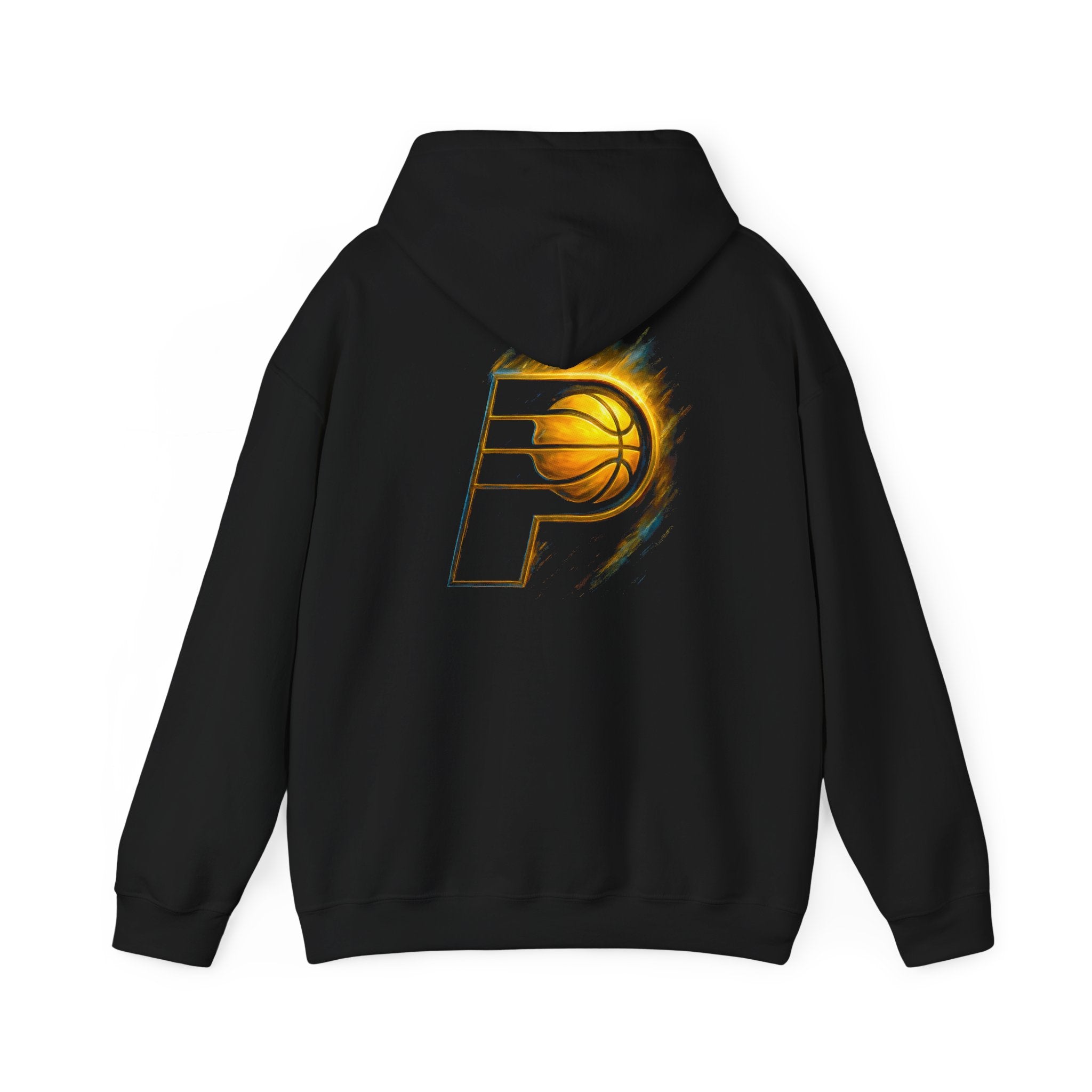Indiana Pacers Basketball Hoodie | Swirling Ball Logo