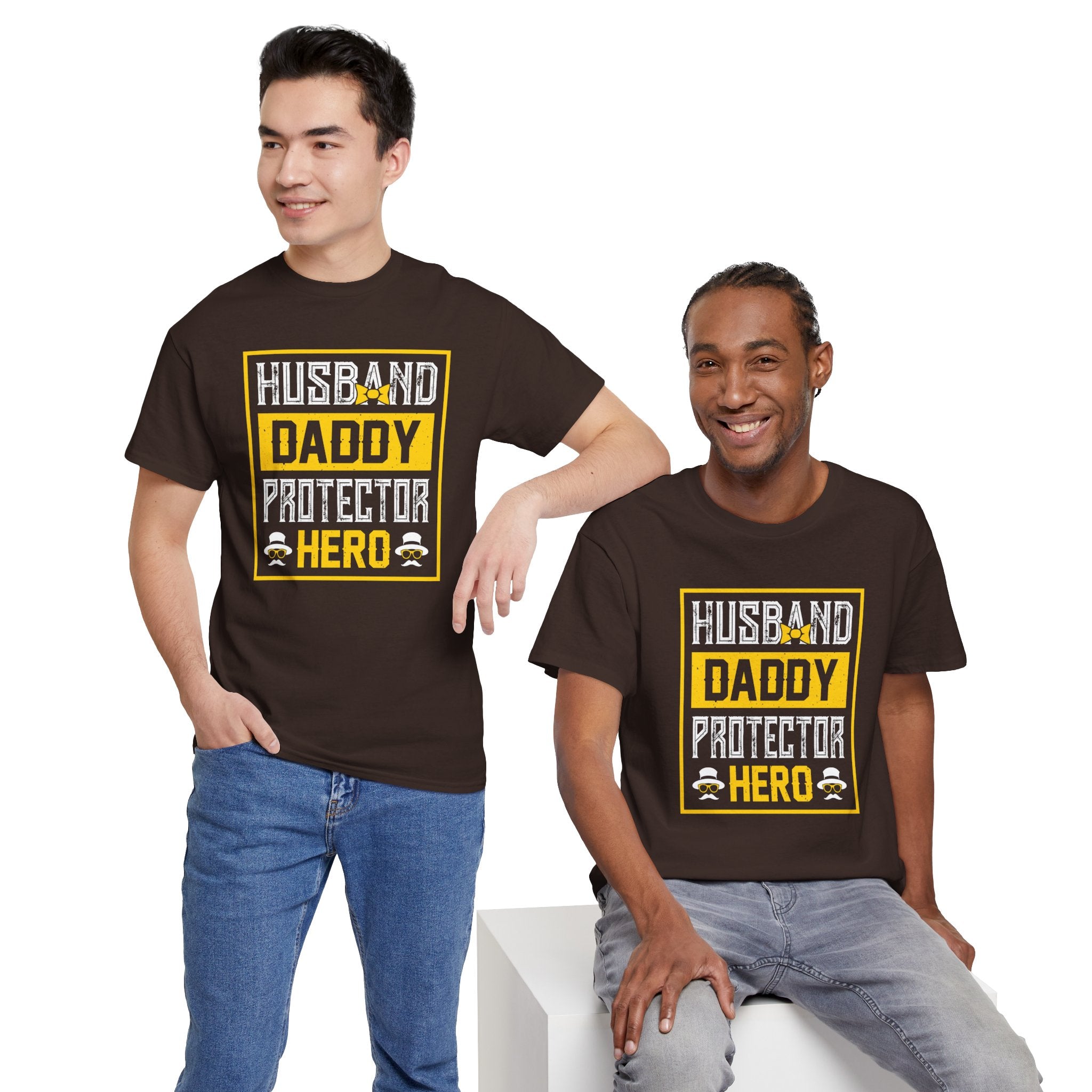 Husband Daddy Protector Hero Tee – Father’s Day Gift Shirt