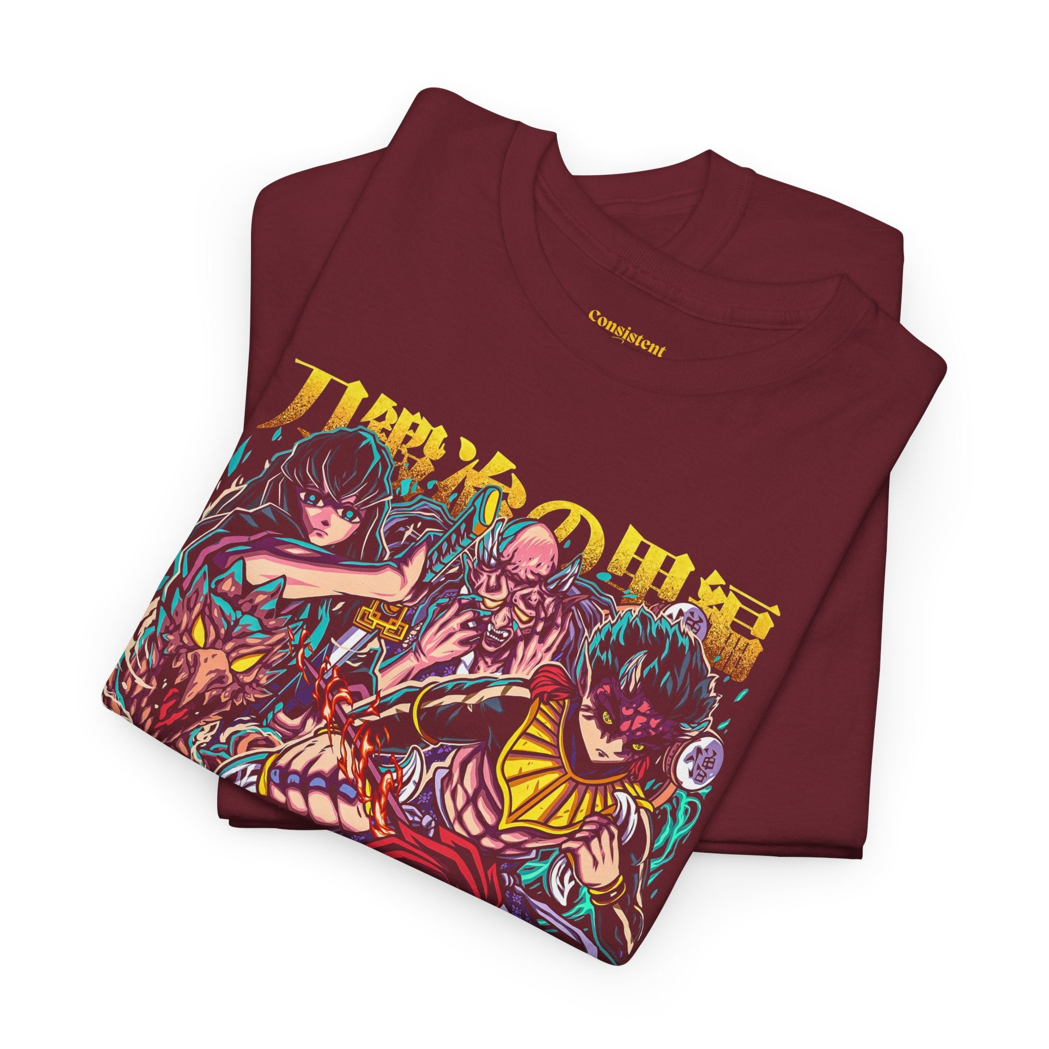 Anime Character Collage T-Shirt — Vibrant Manga Villains & Heroes Graphic Tee