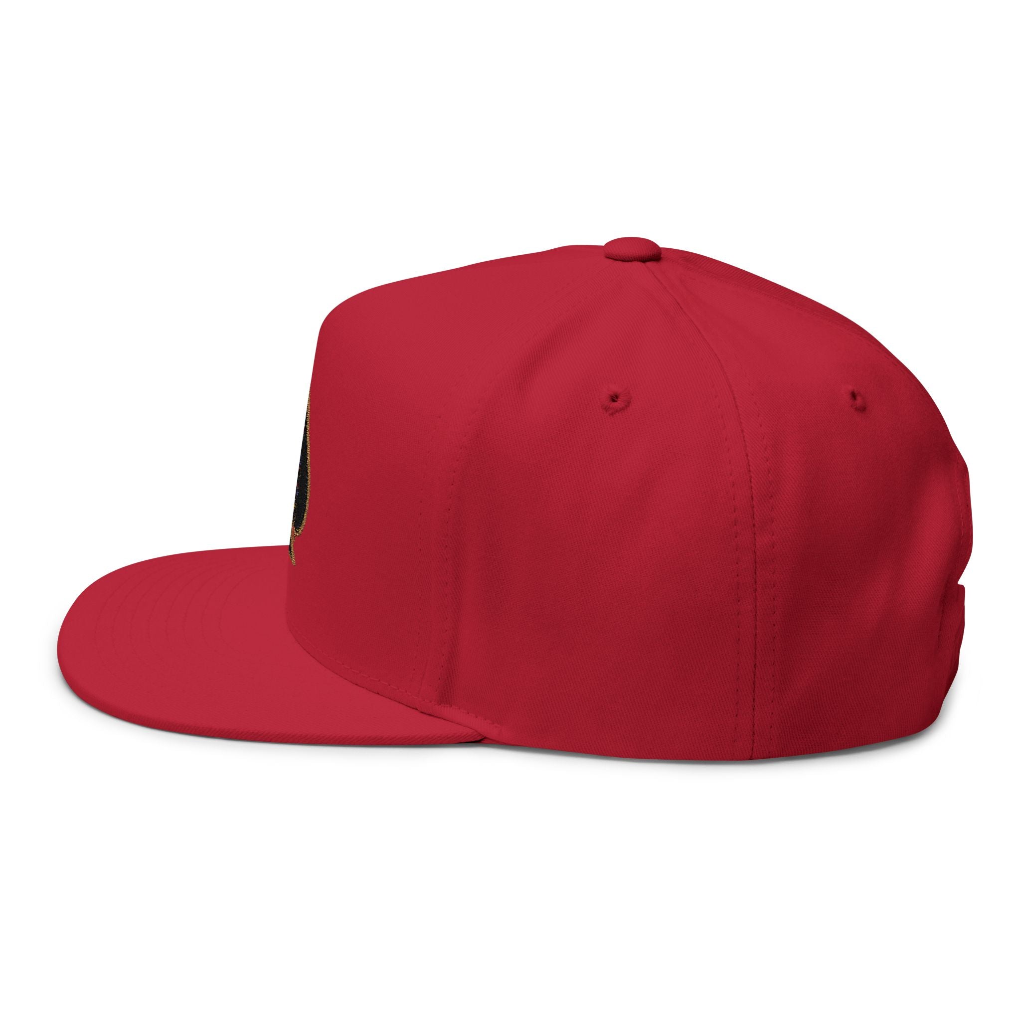 Ace of Spades Embroidered Flat Bill Hats