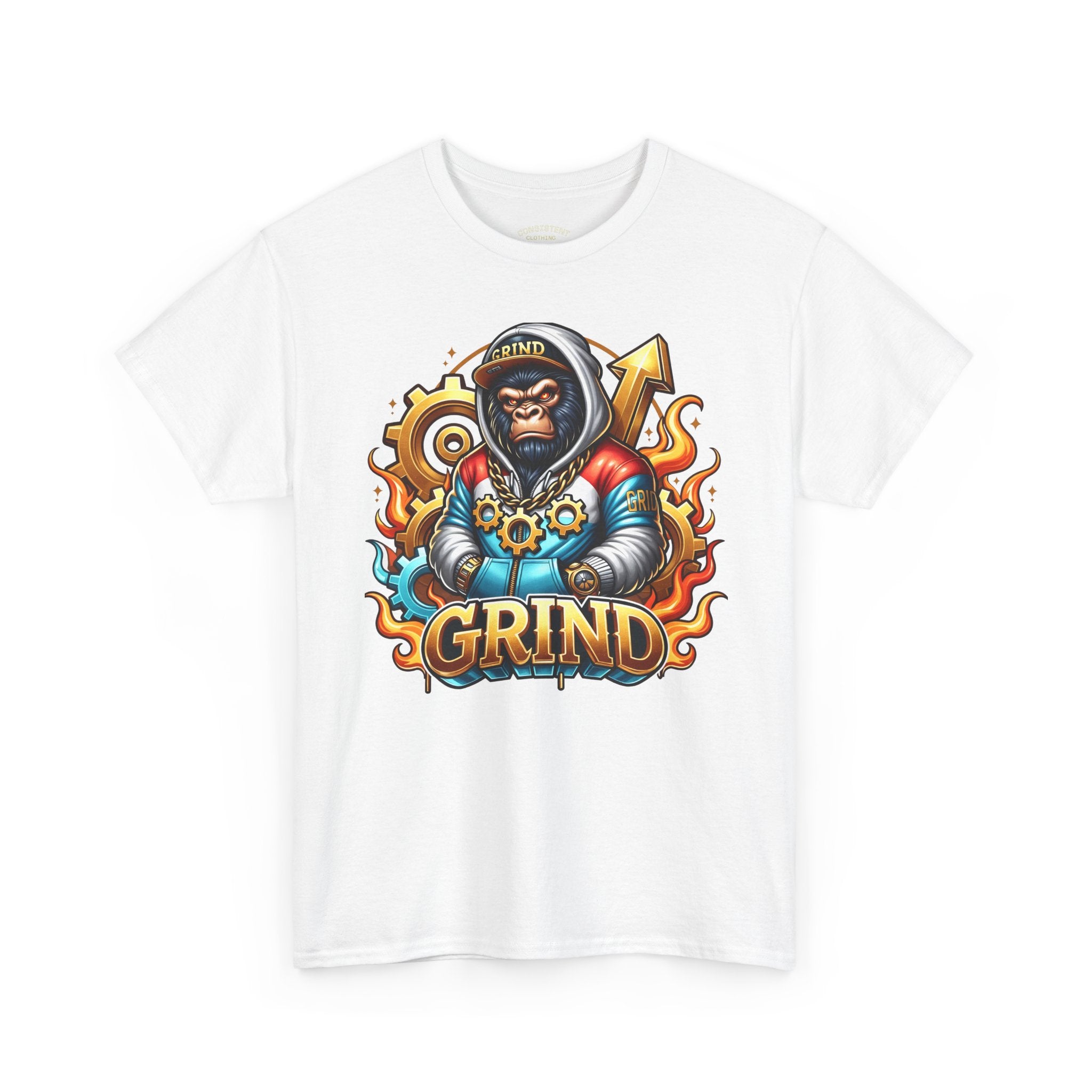 Grind Gorilla Tee — Motivational Streetwear T‑Shirt
