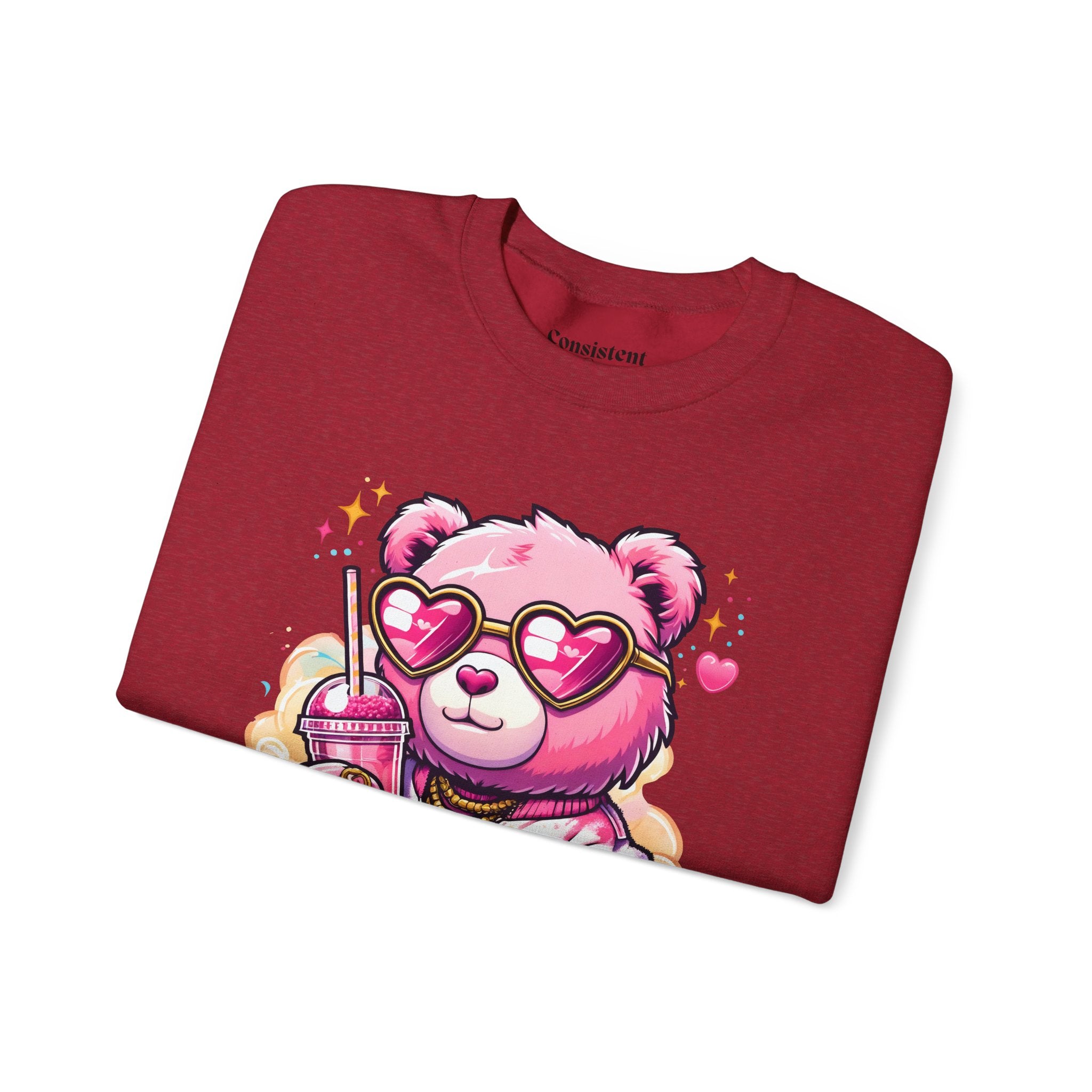 Pink Bear Sweet Swag Sweatshirt | Cute Graphic