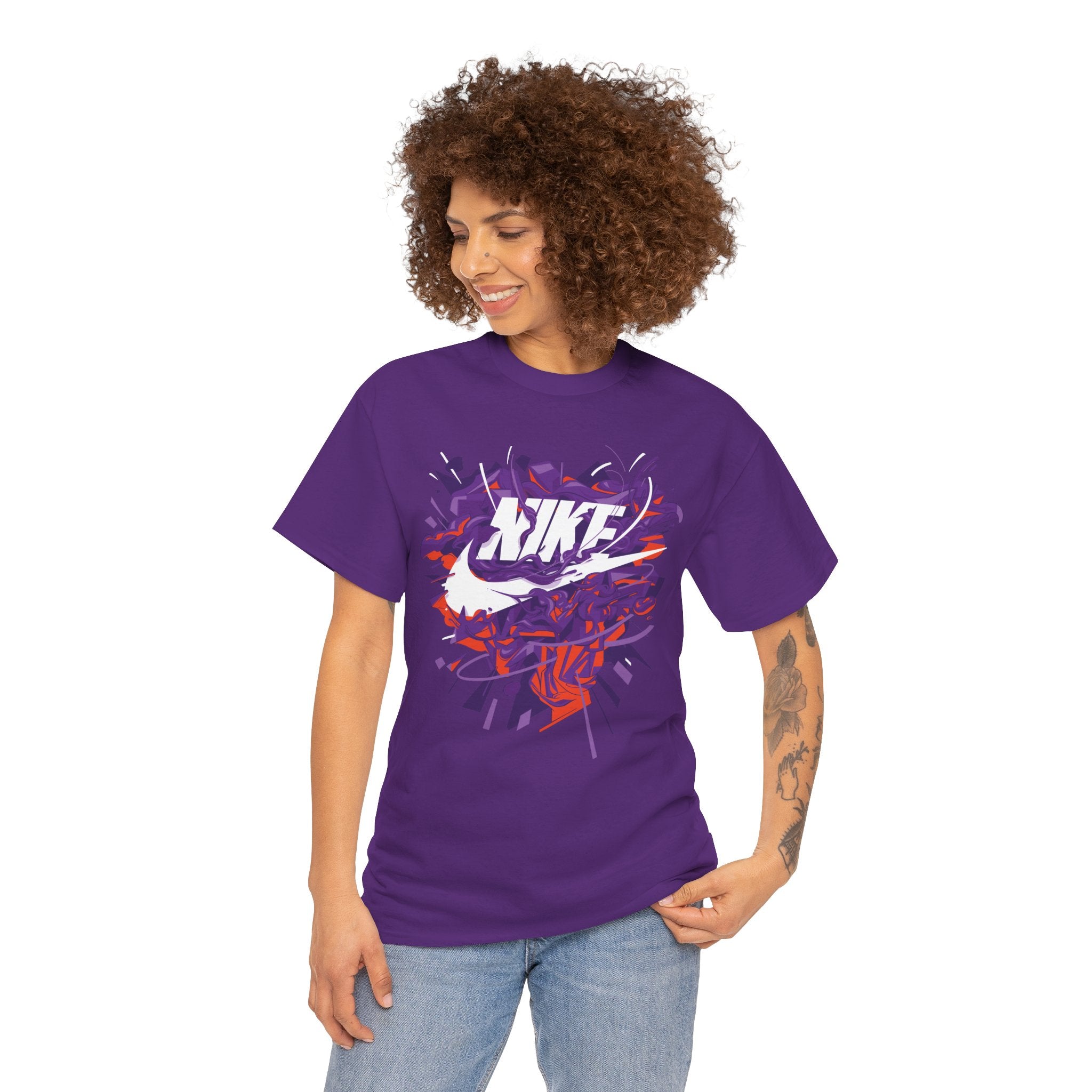 Graphic Tee-Nike Swoosh Splash