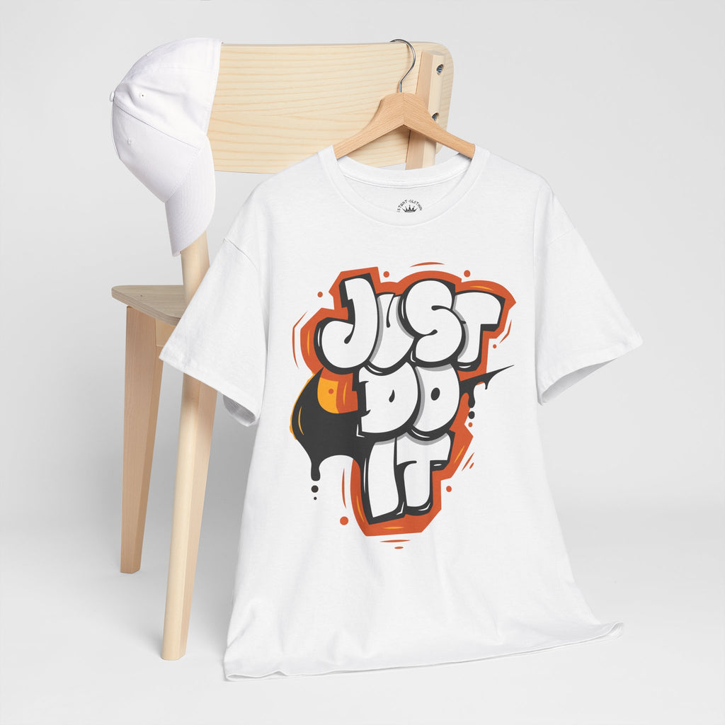 Just Do It graffiti tee | Motivational slogan tee