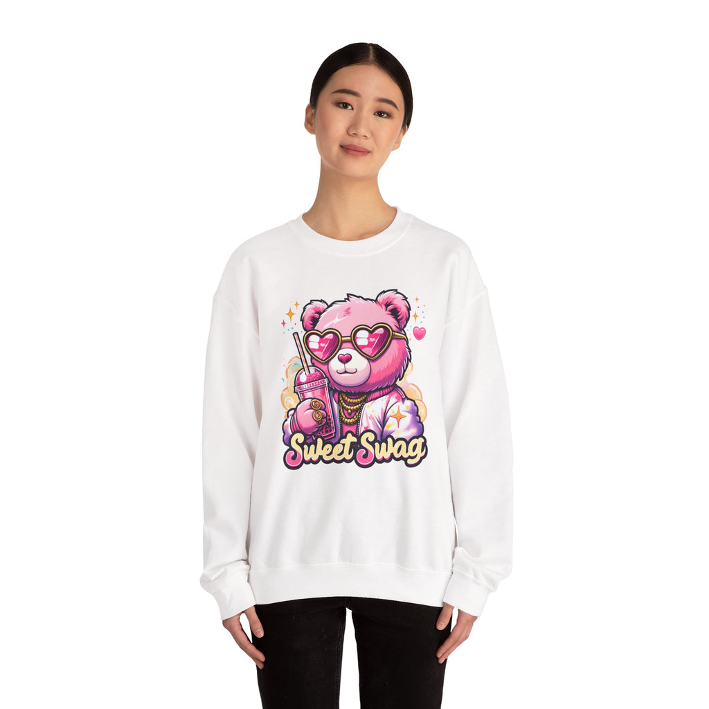Pink Bear Sweet Swag Sweatshirt | Cute Graphic