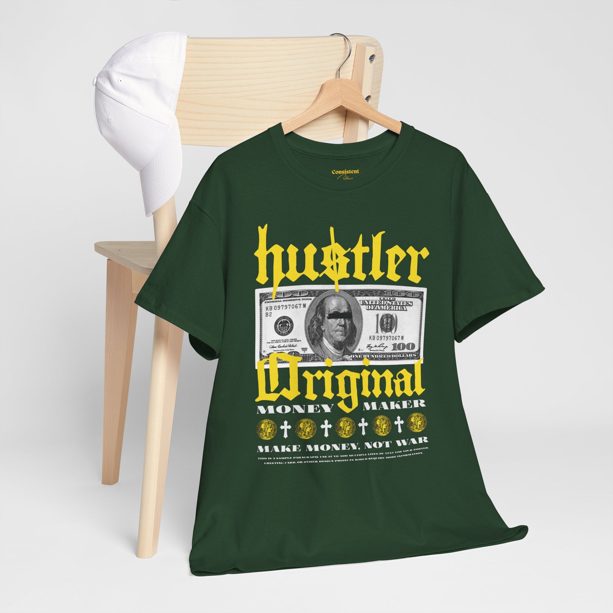 Hustler Original Money Maker Tee — Graphic Streetwear Shirt