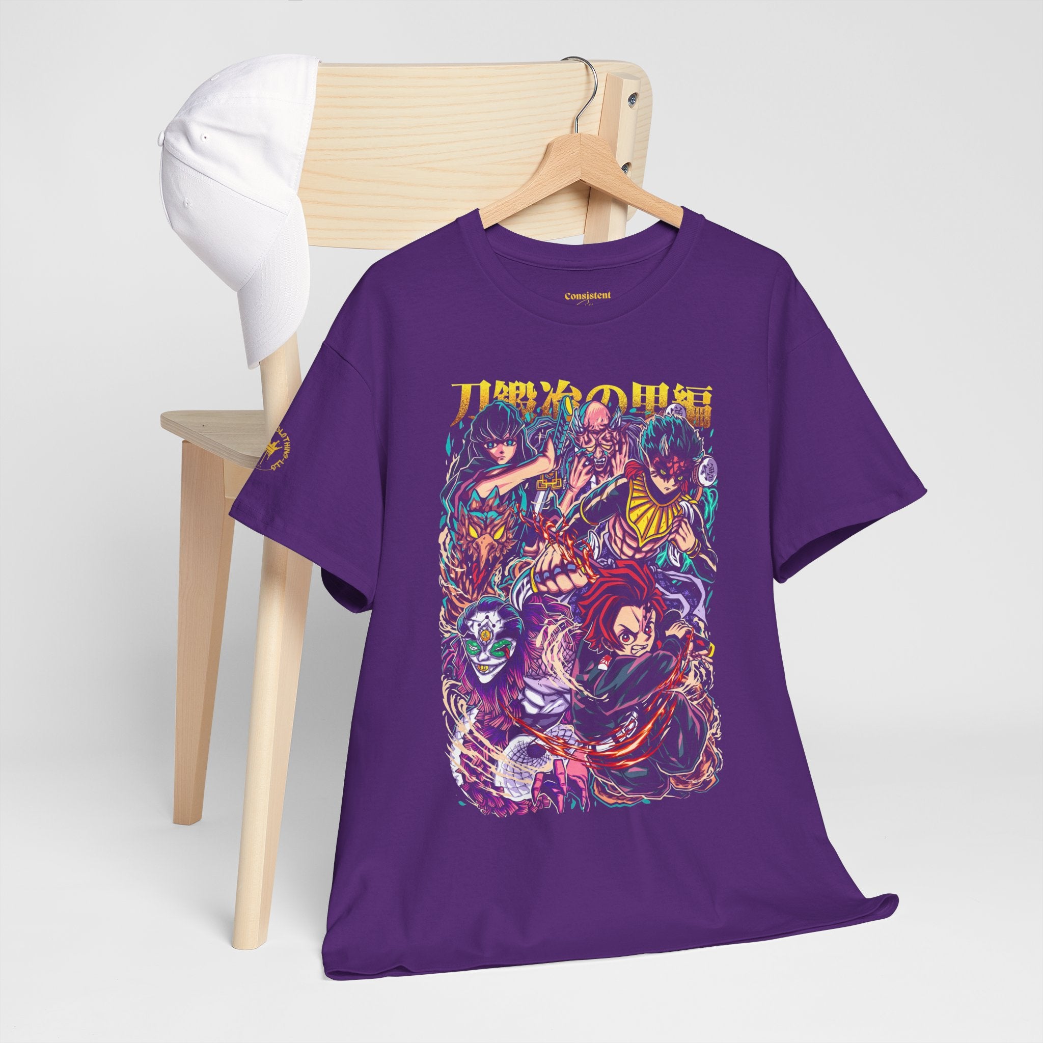 Anime Character Collage T-Shirt — Vibrant Manga Villains & Heroes Graphic Tee